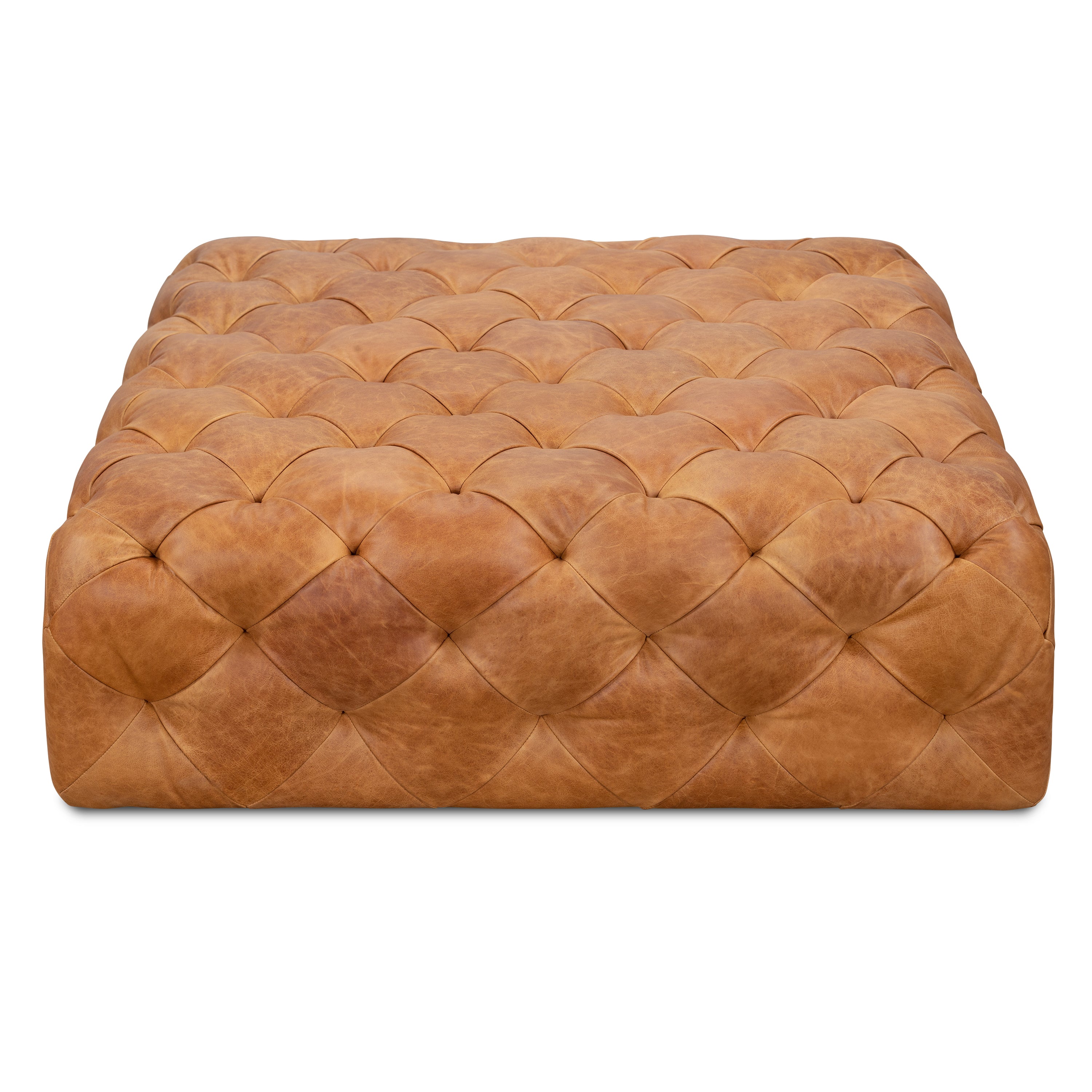 Ottoman en cuir | Havane