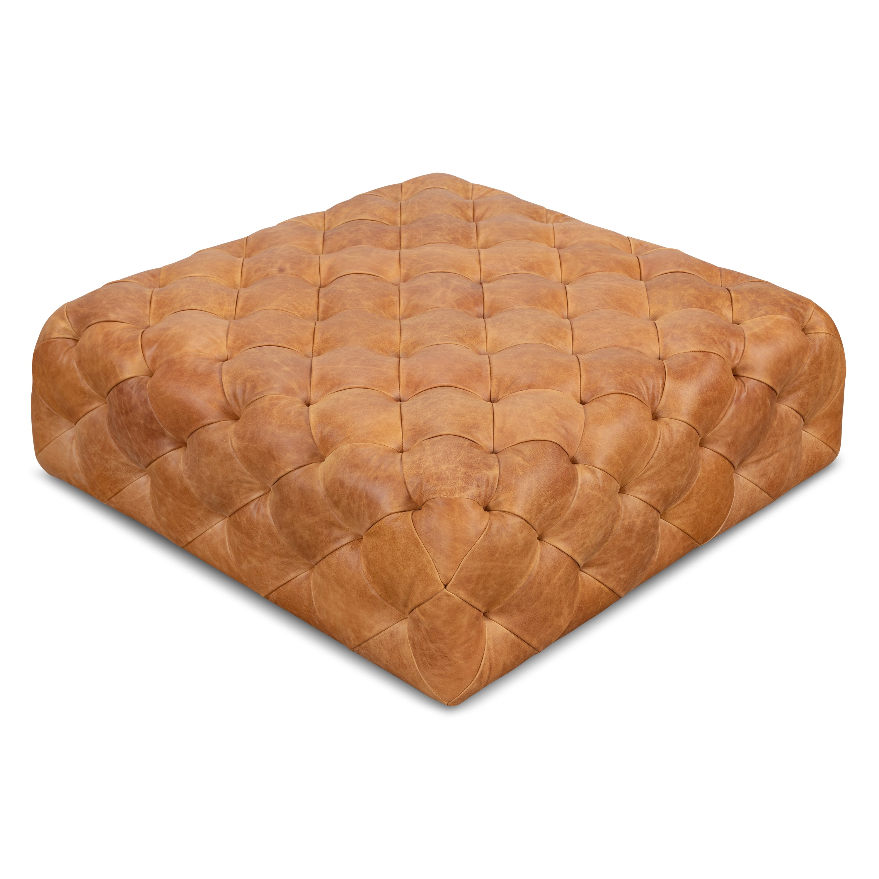 Ottoman en cuir | Havane