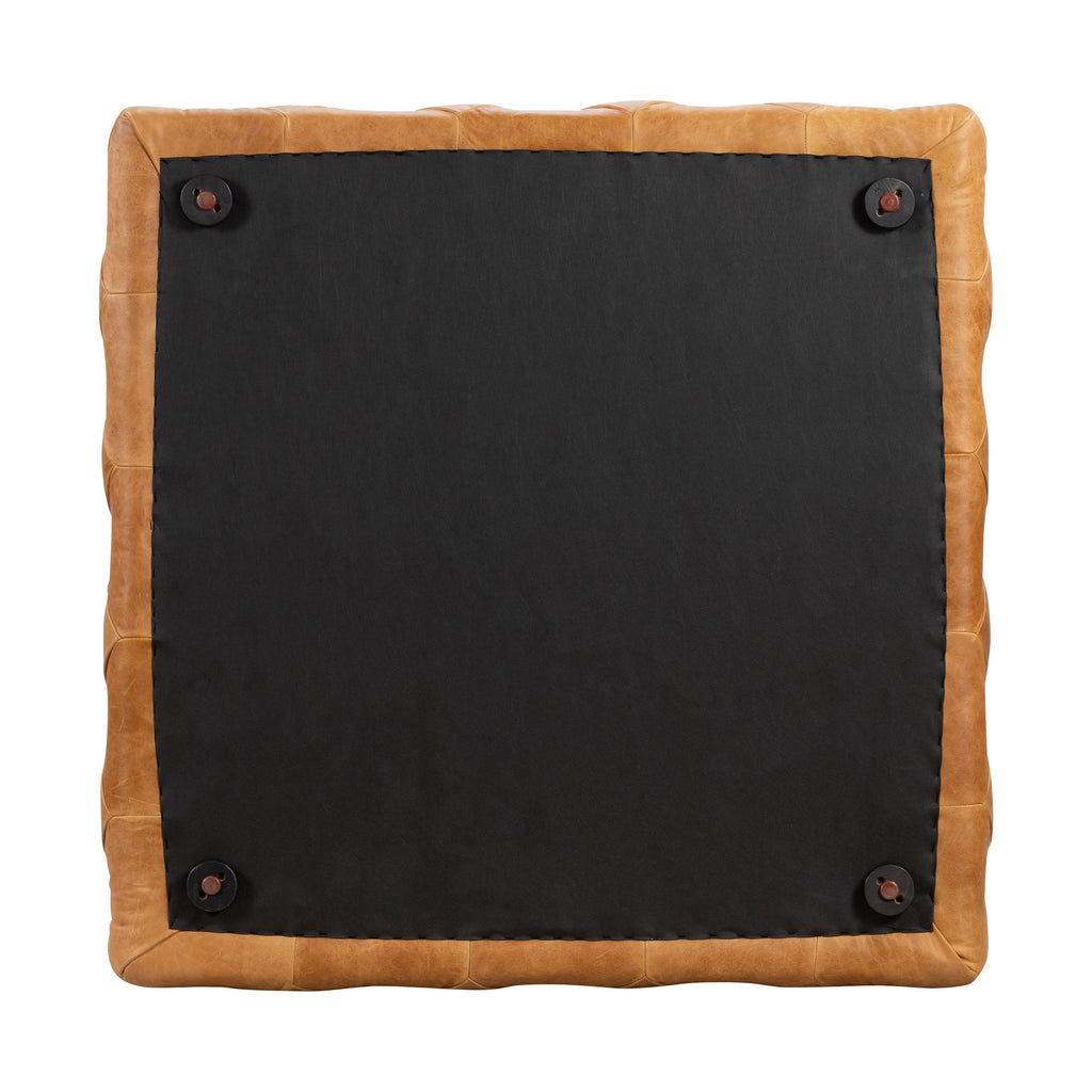Ottoman en cuir | Havane