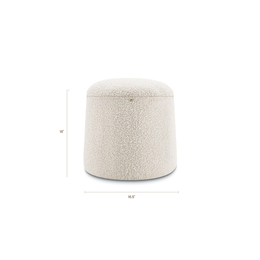 Pouf | Bouclette Crème