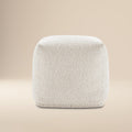 Pouf | Boucle Blanc Écume
