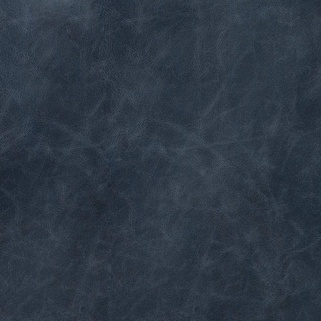 Fauteuil en cuir | Bleu nuit