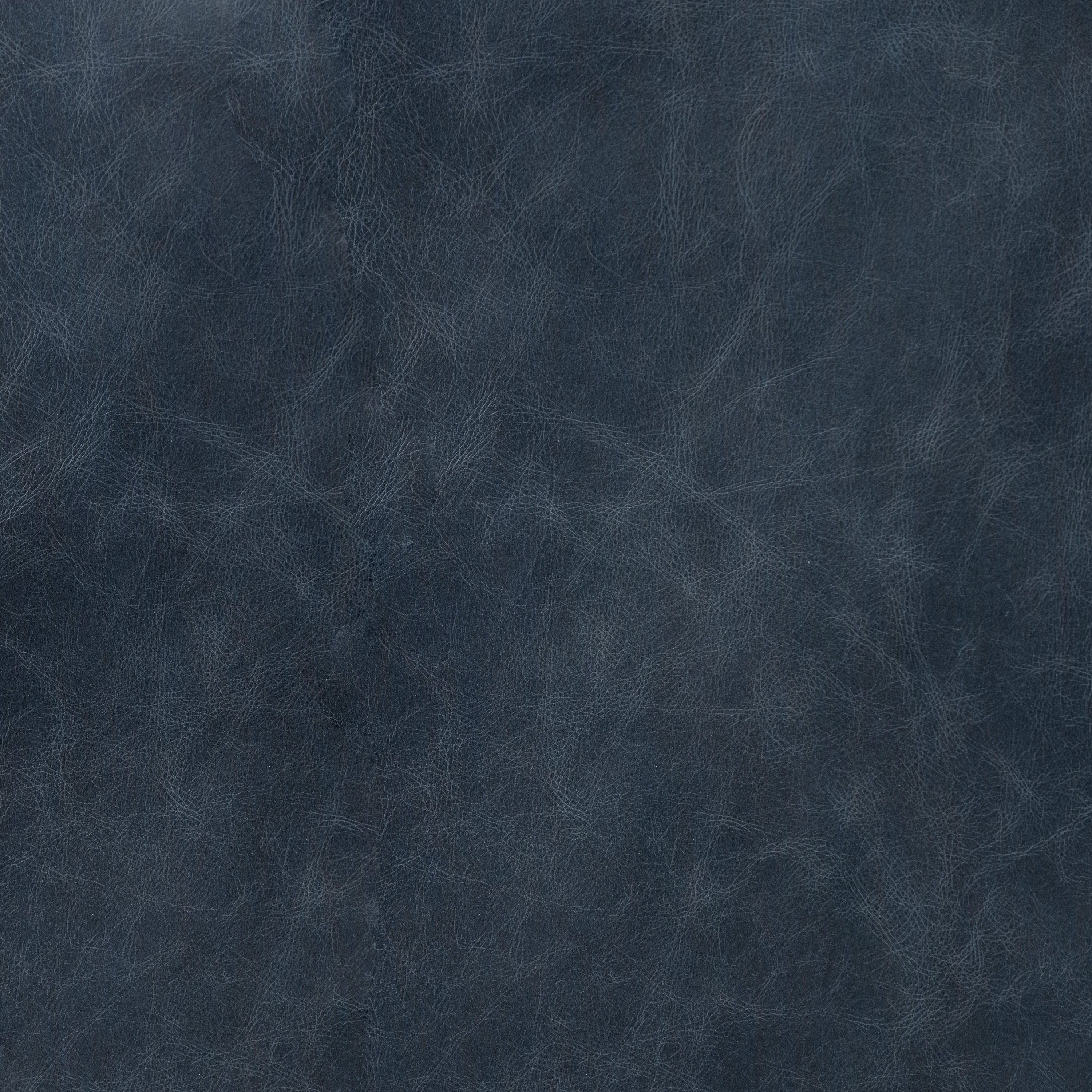 Fauteuil en cuir | Bleu nuit