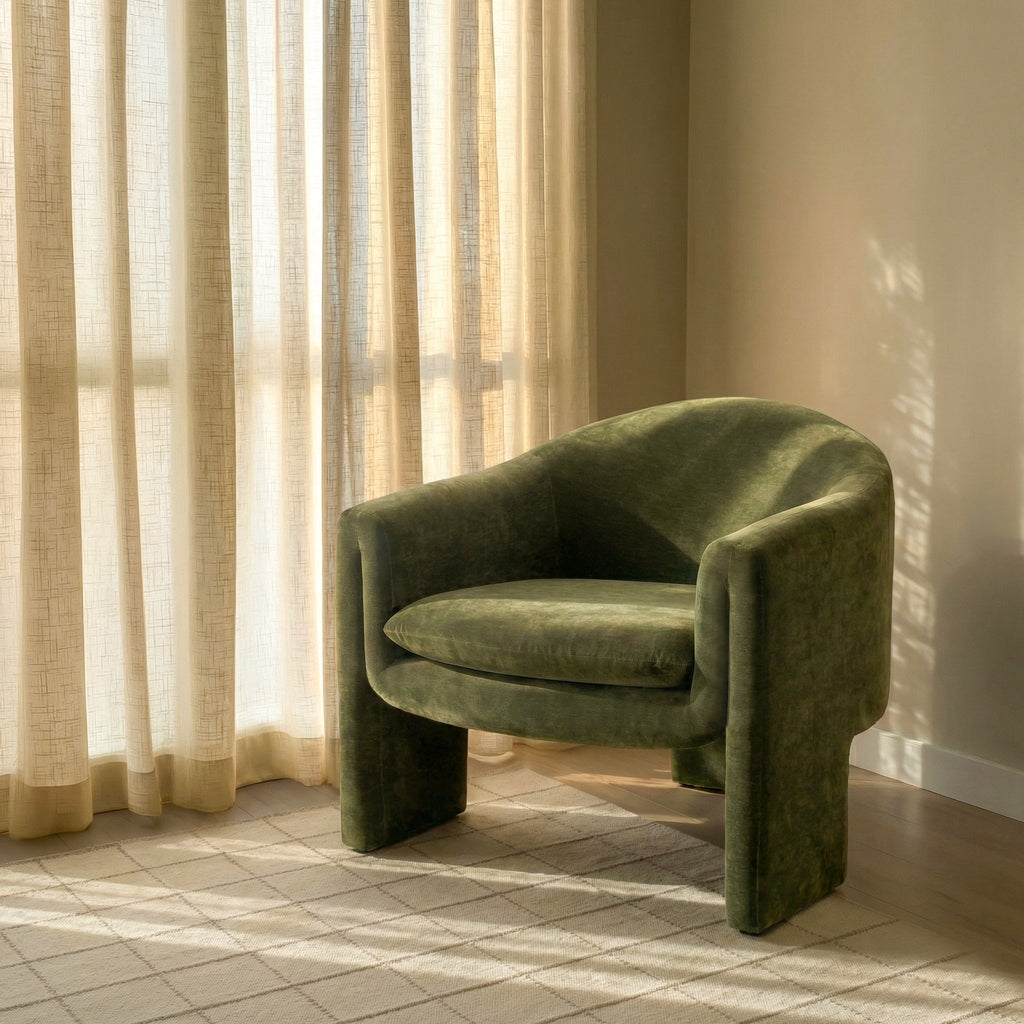 Fauteuil Lounge | Vert Sagano