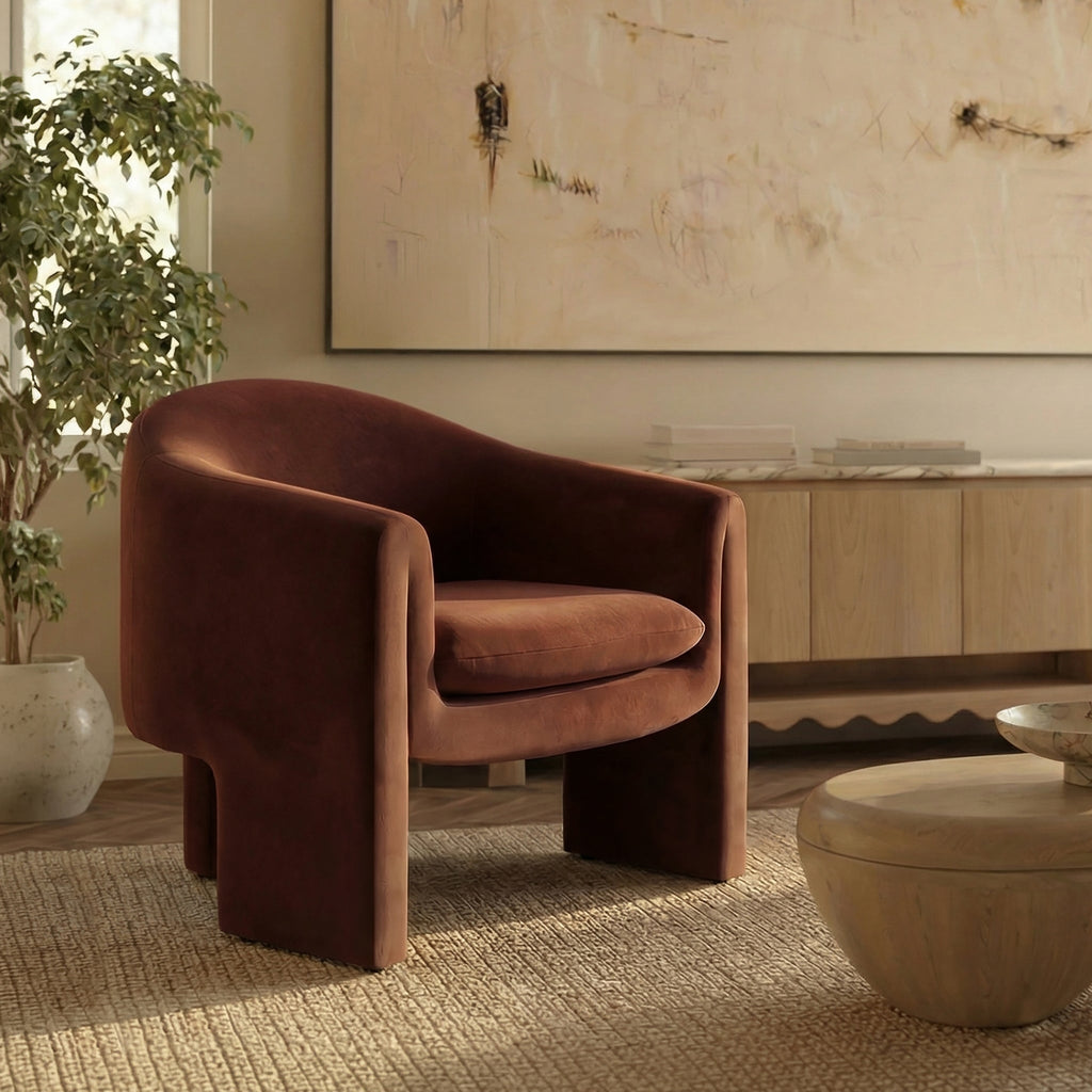 Fauteuil de salon | Rouille ombrée
