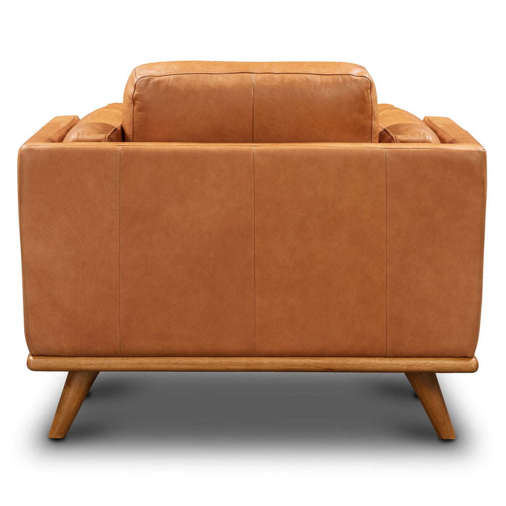 Fauteuil en cuir | Tan