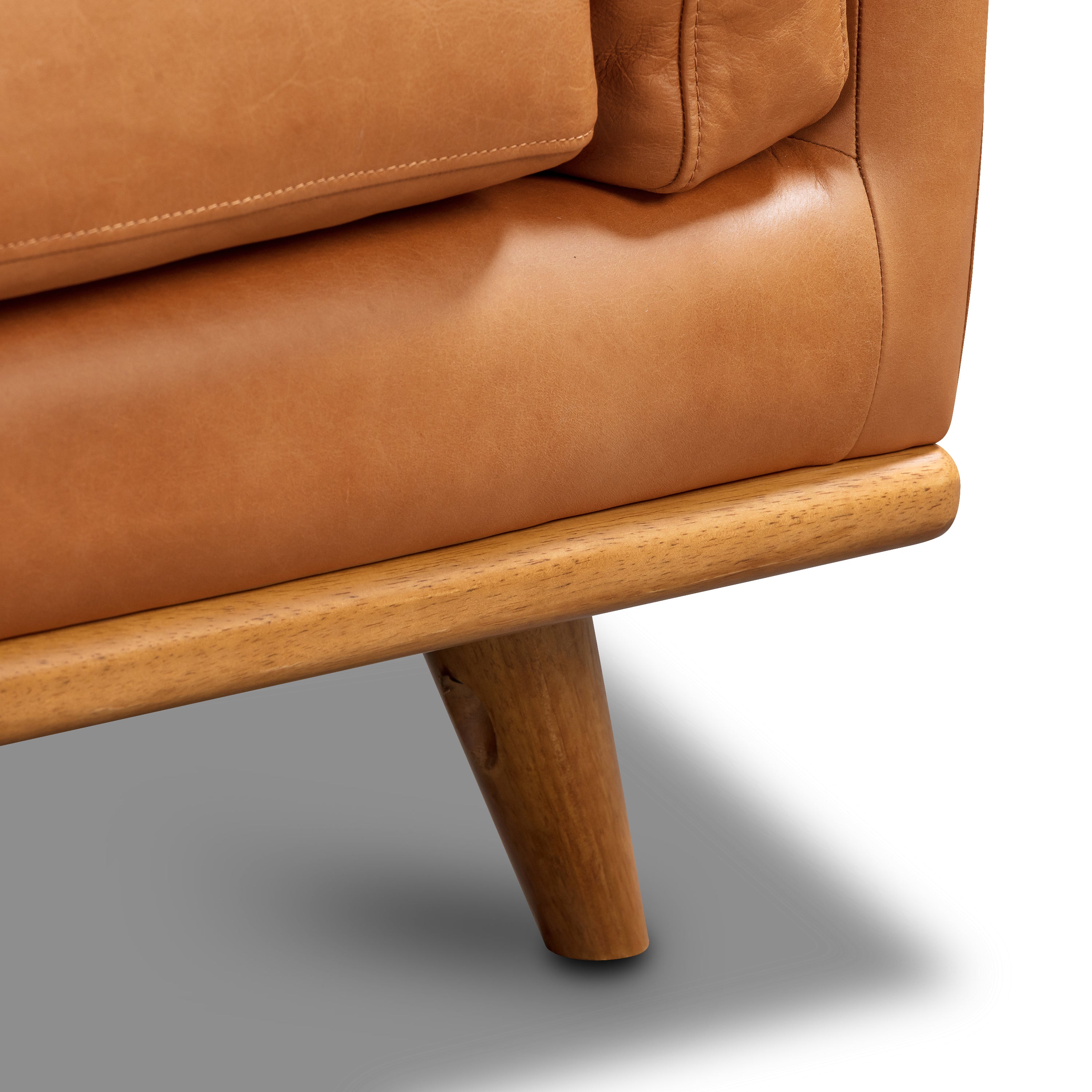 Fauteuil en cuir | Tan