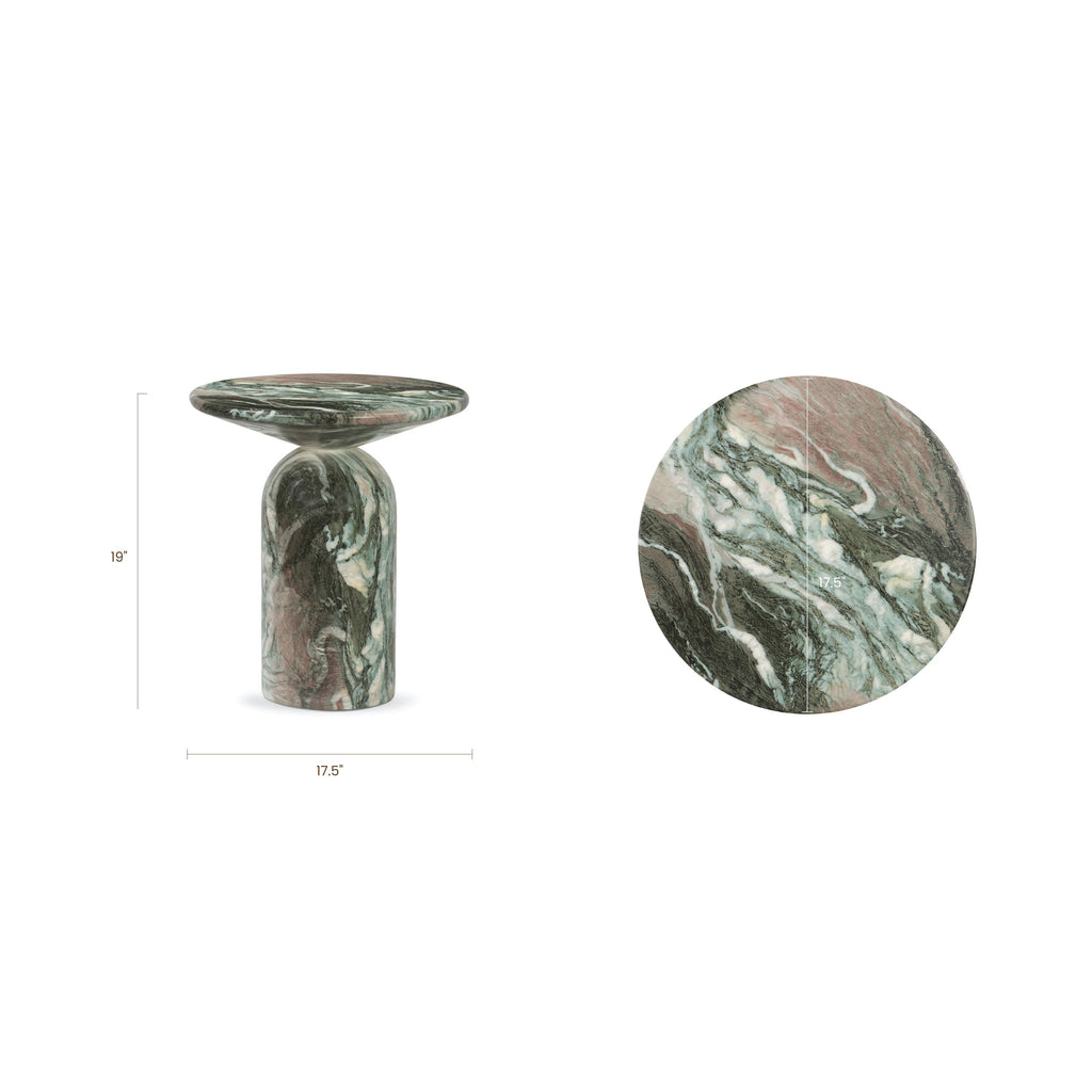 Table d'appoint | Marbre vert