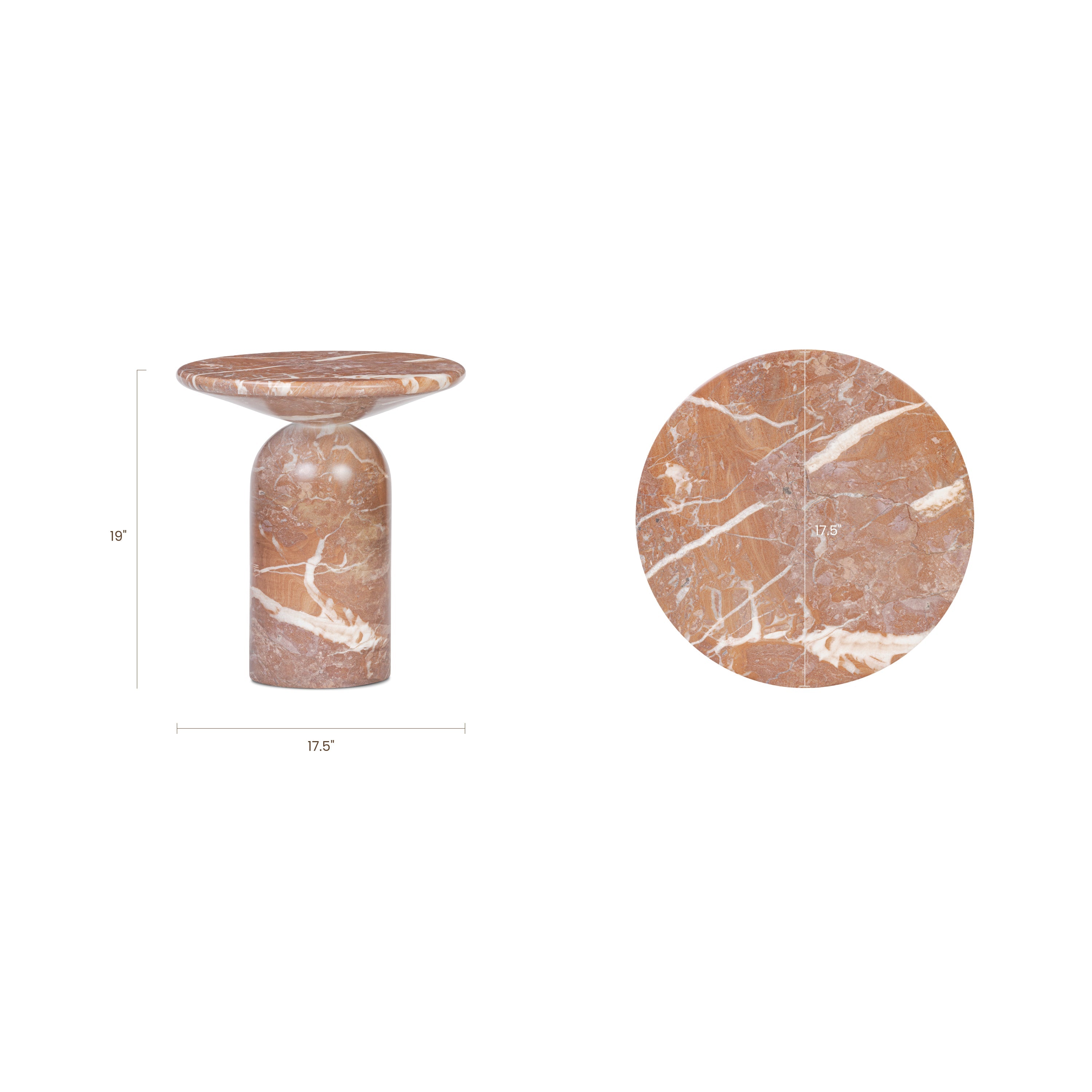 Table d'appoint | Rouge Jasper