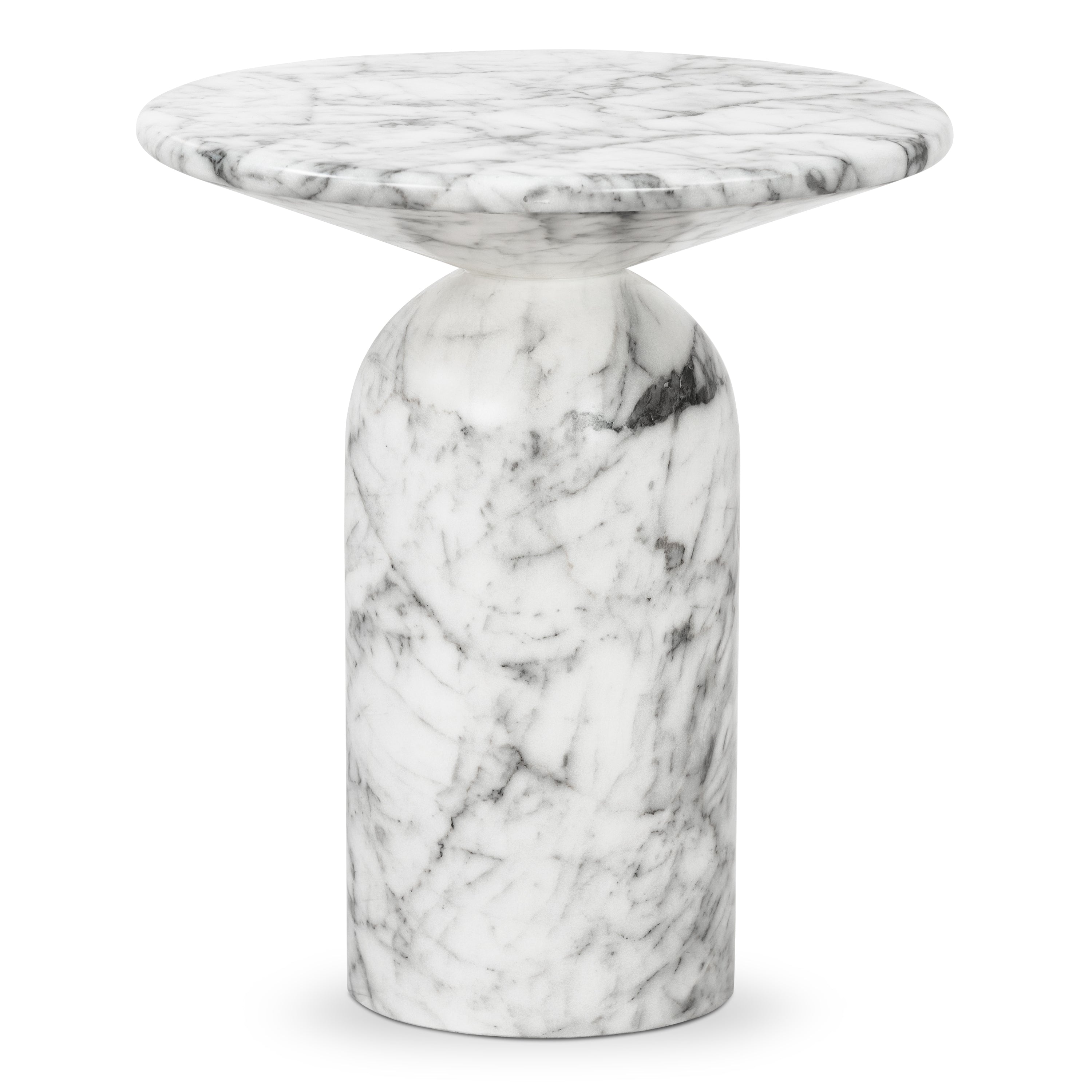Table d'appoint | Marbre blanc