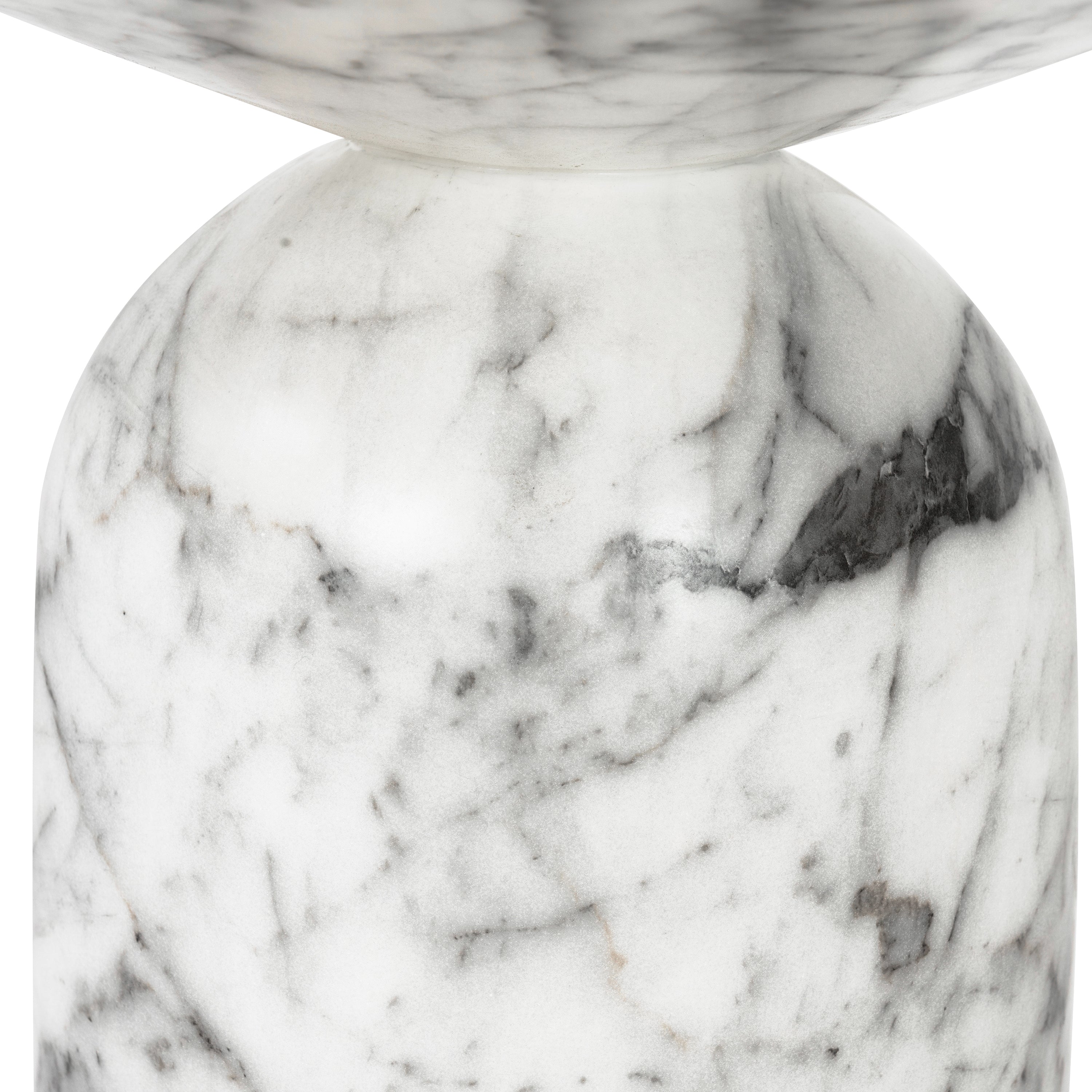 Table d'appoint | Marbre blanc