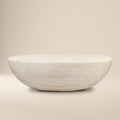 Table basse ovale | Travertin