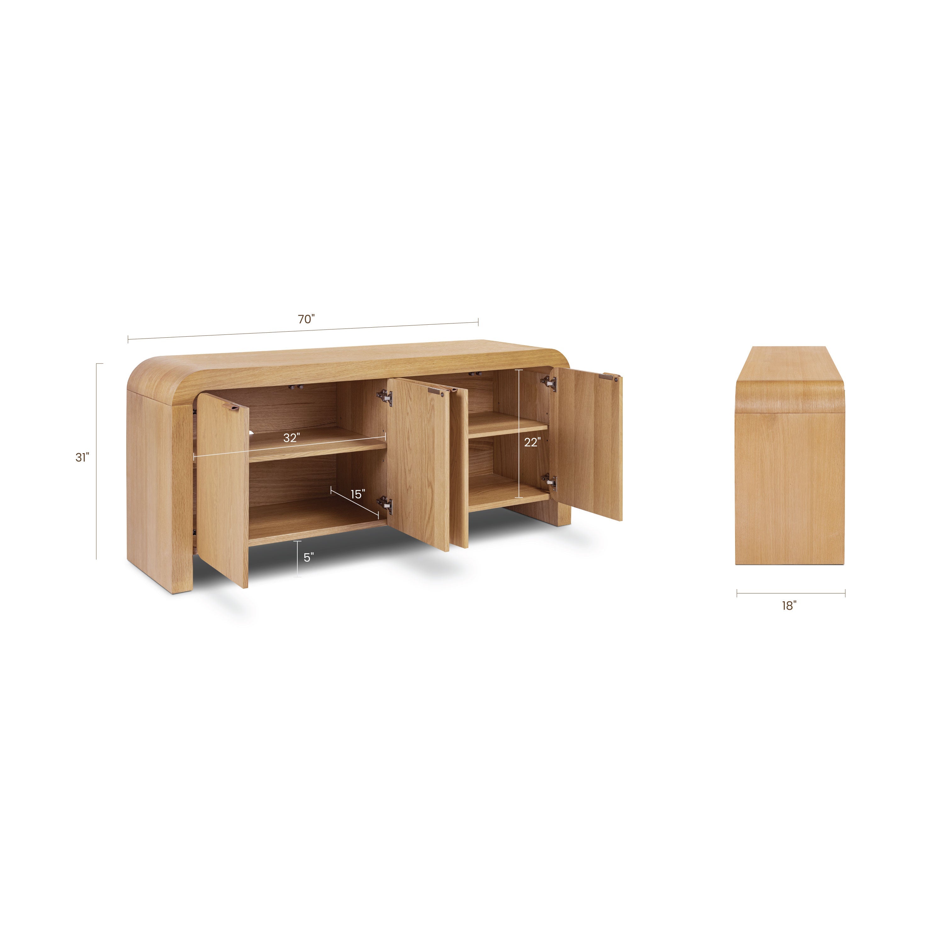 70 Buffet | Naturel