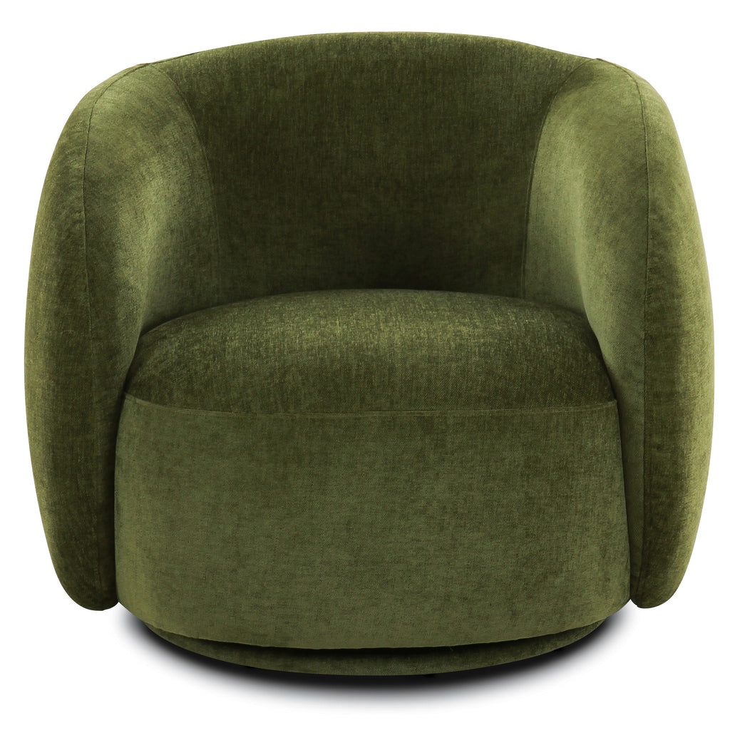 Fauteuil pivotant | Vert patiné
