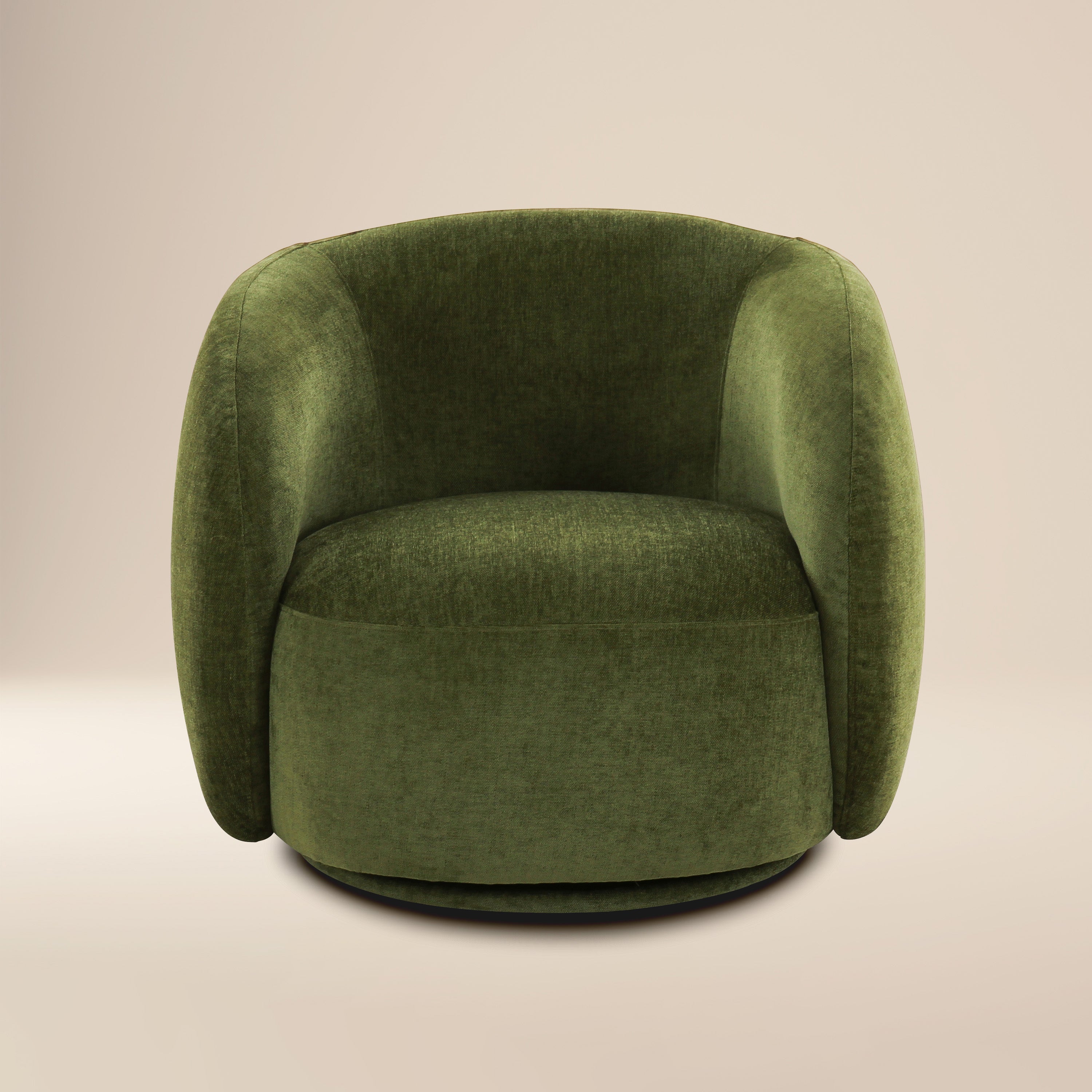 Fauteuil pivotant | Vert patiné