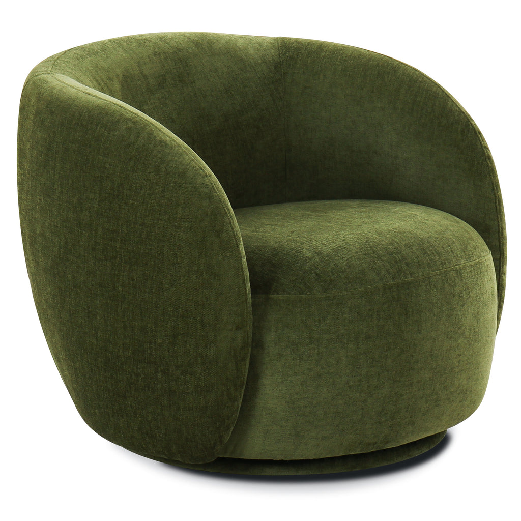 Fauteuil pivotant | Vert patiné