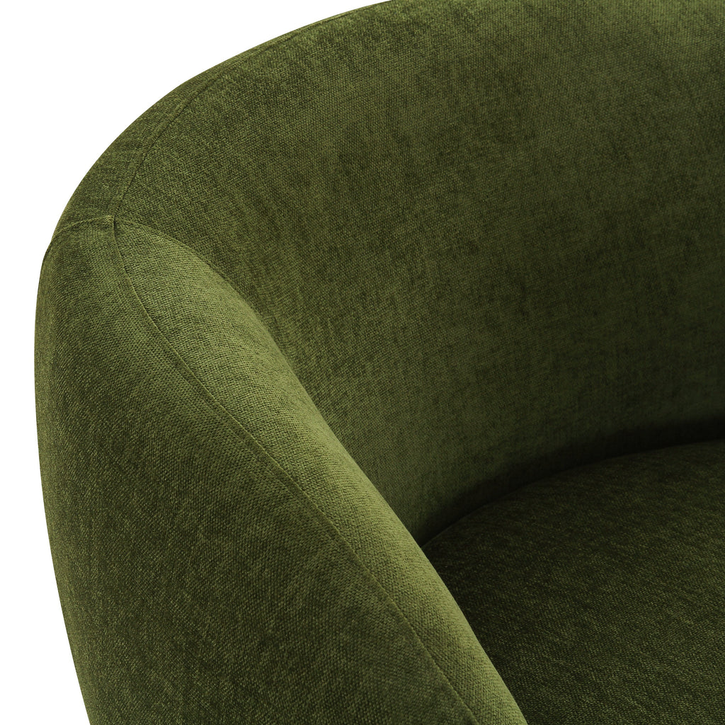 Fauteuil pivotant | Vert patiné