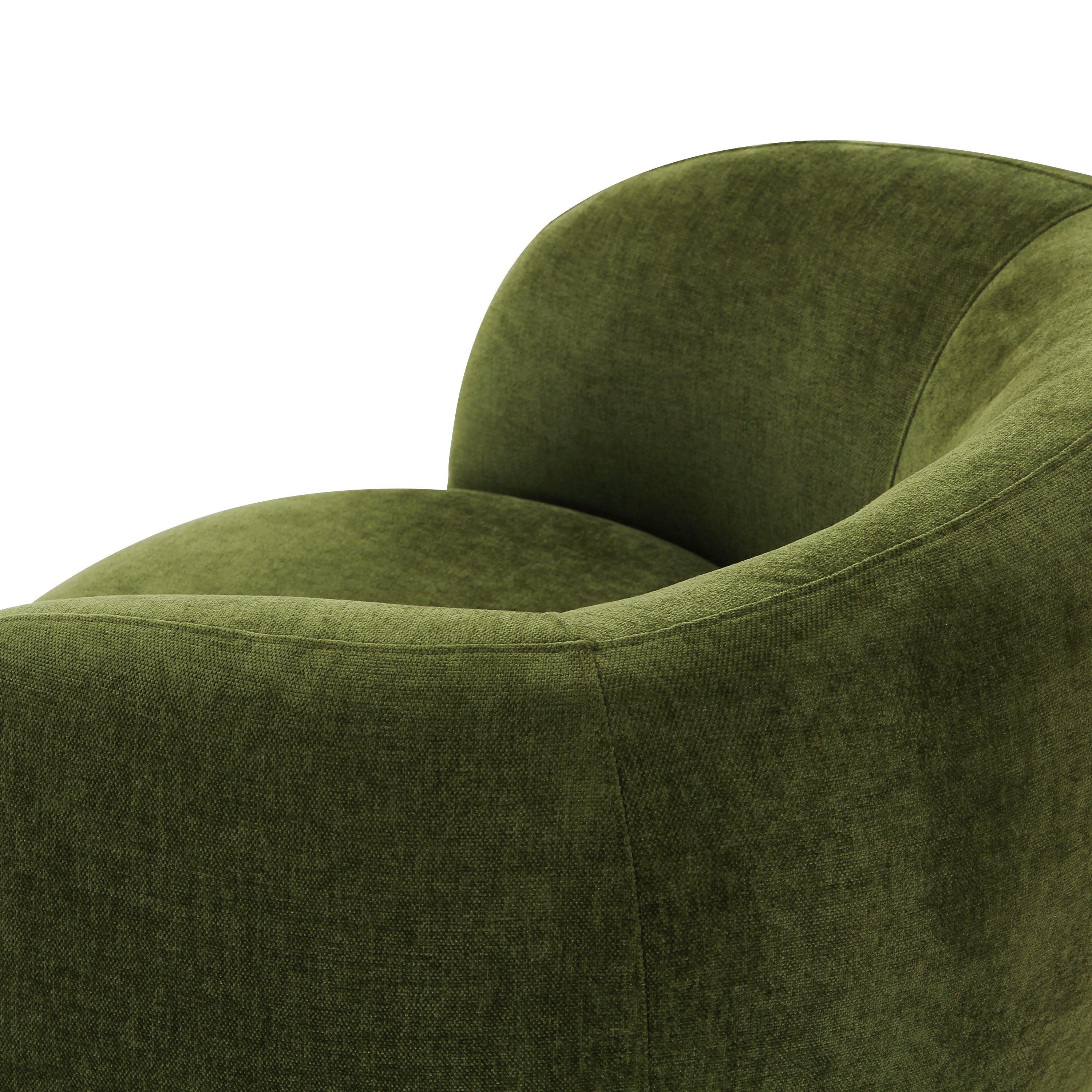 Fauteuil pivotant | Vert patiné