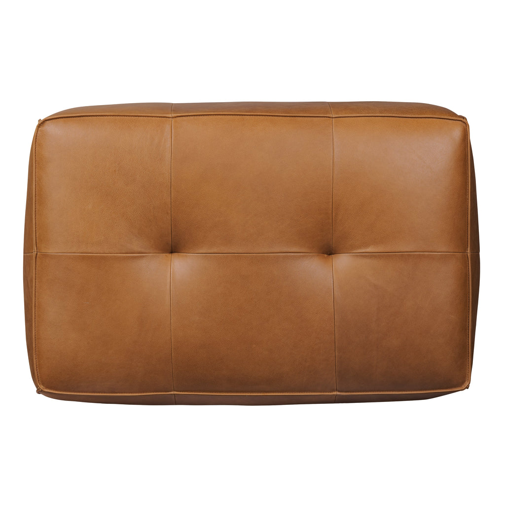 Ottoman en cuir | Havane