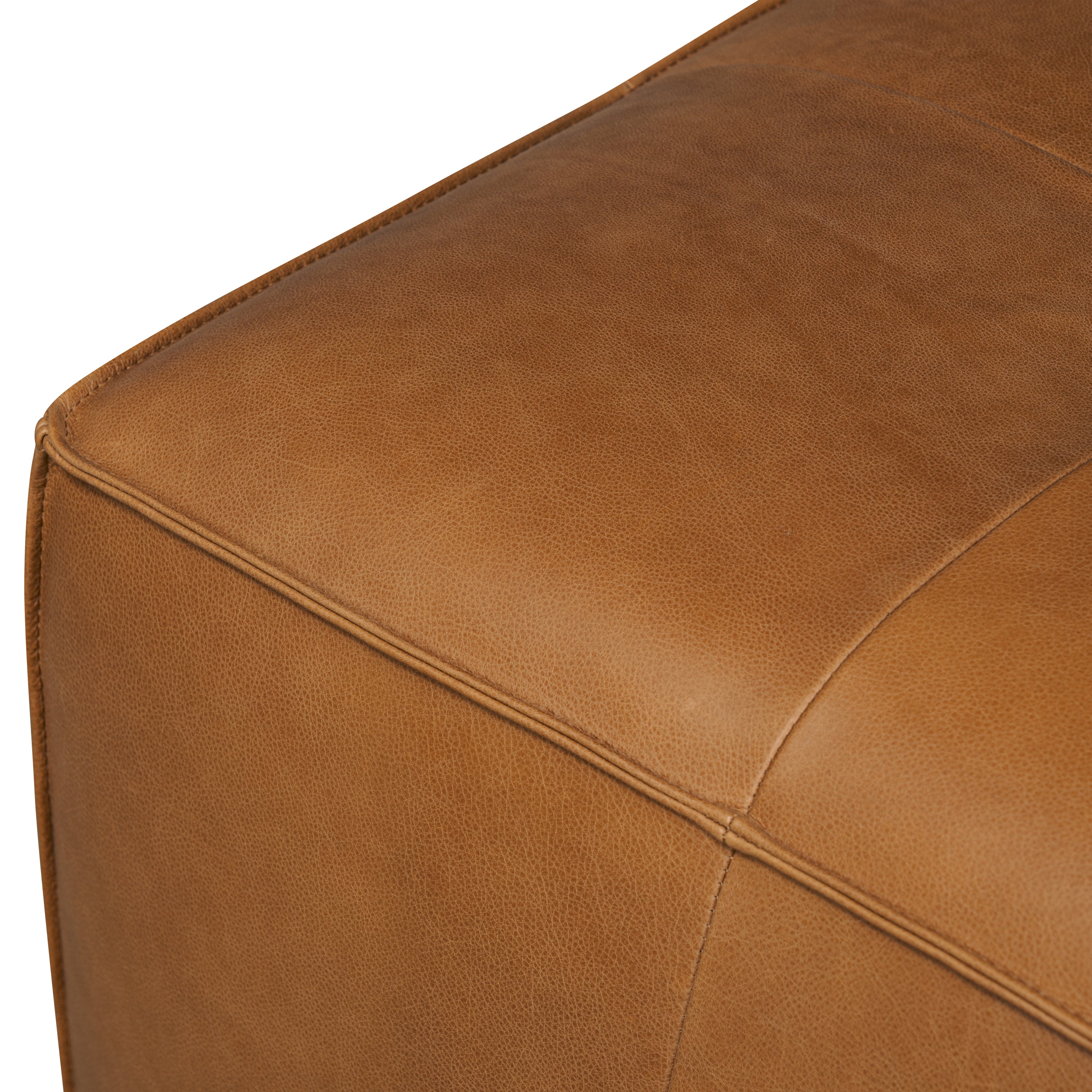 Ottoman en cuir | Havane