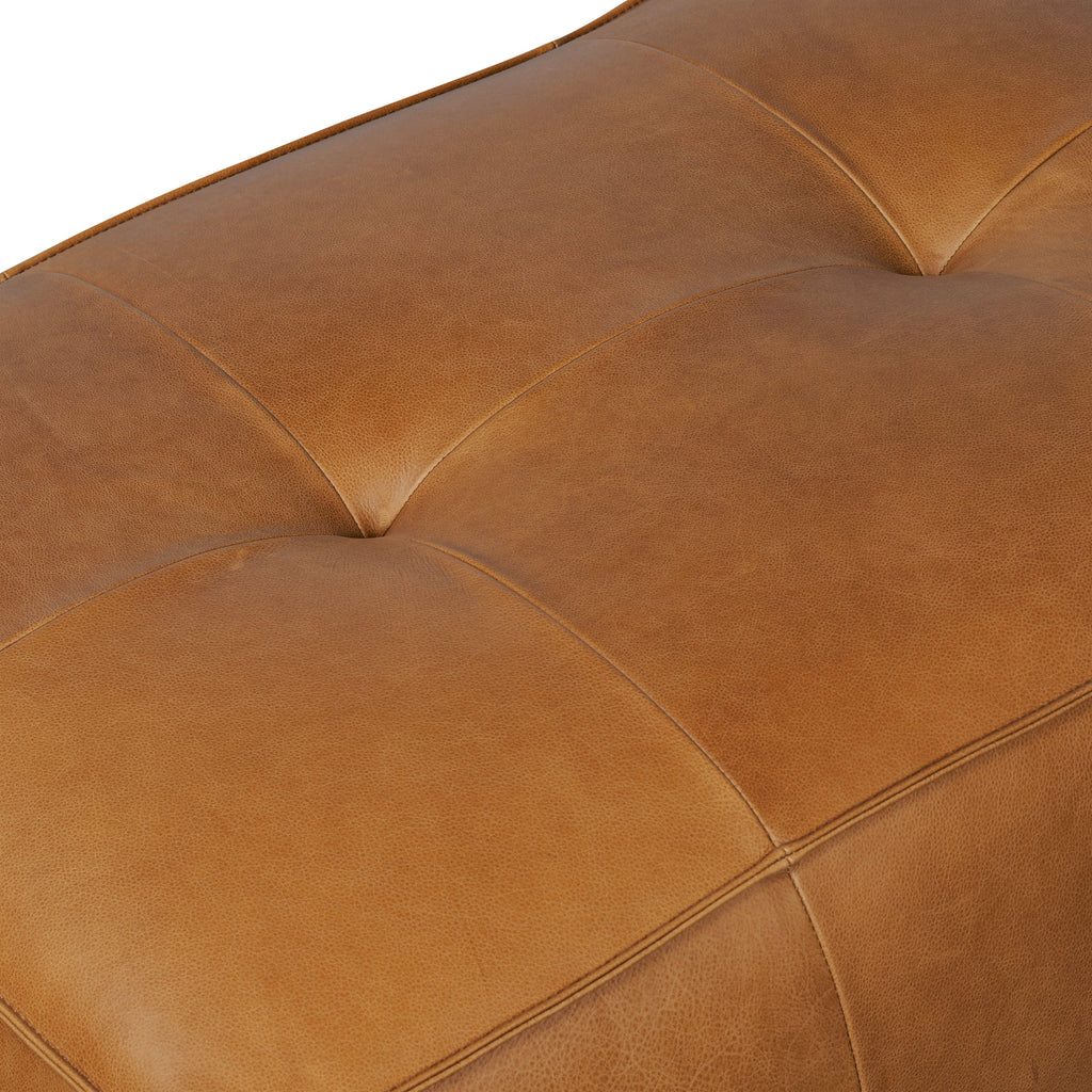 Ottoman en cuir | Havane