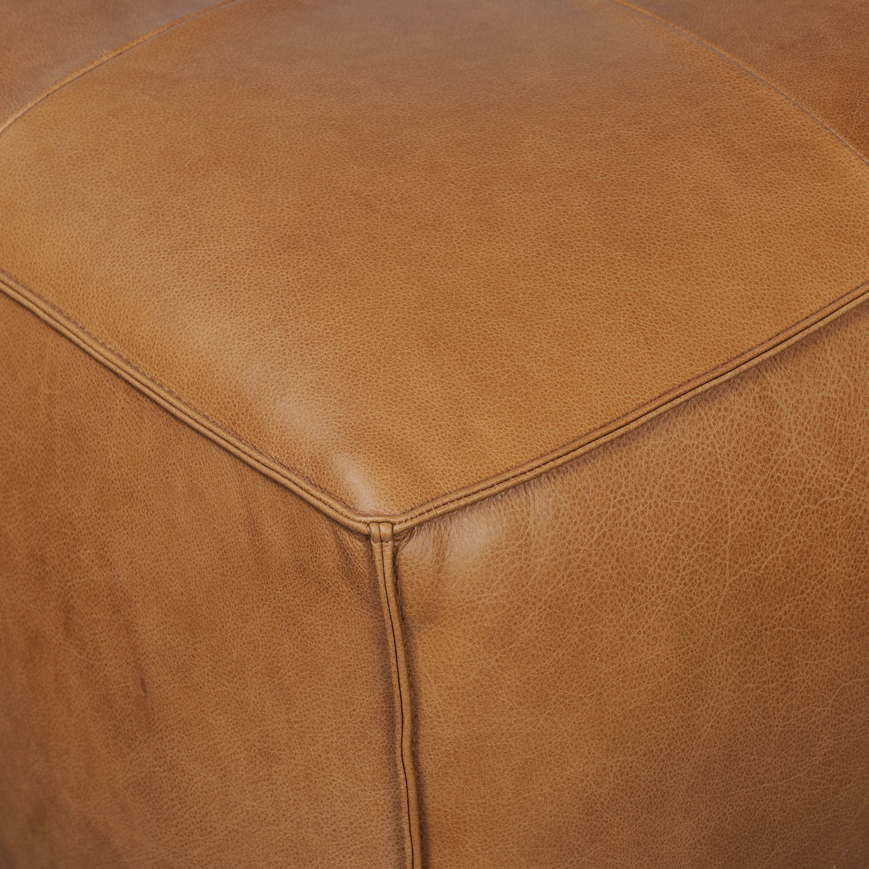 Ottoman en cuir | Havane