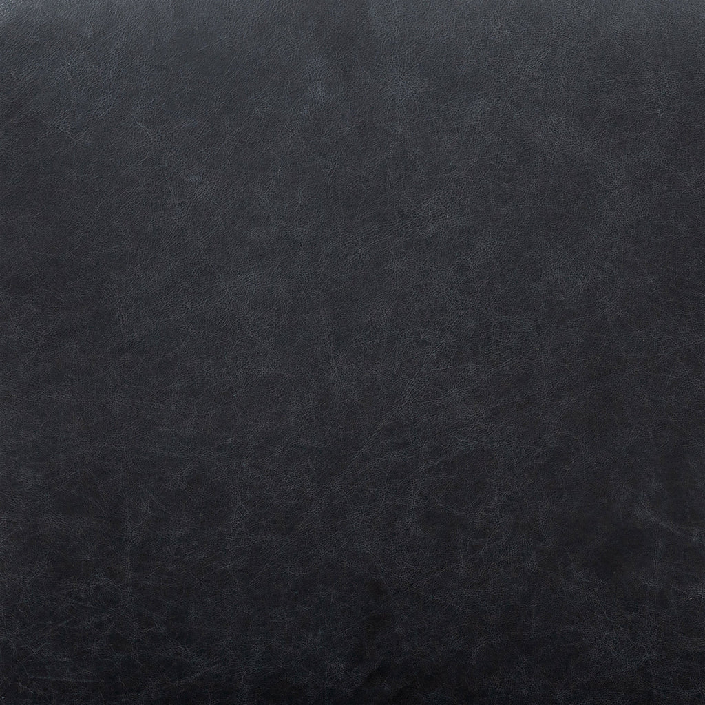 Fauteuil en cuir | Noir onyx