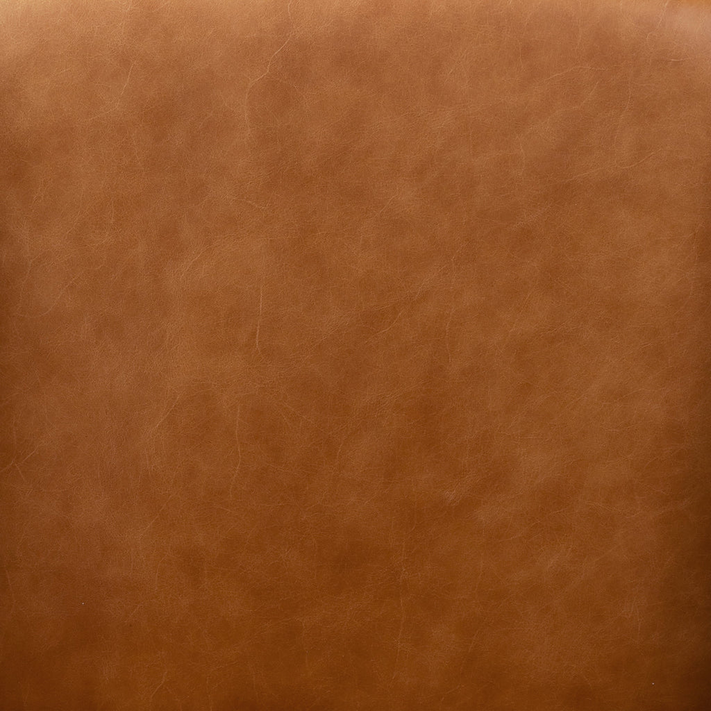 Fauteuil de salon en cuir | Cognac