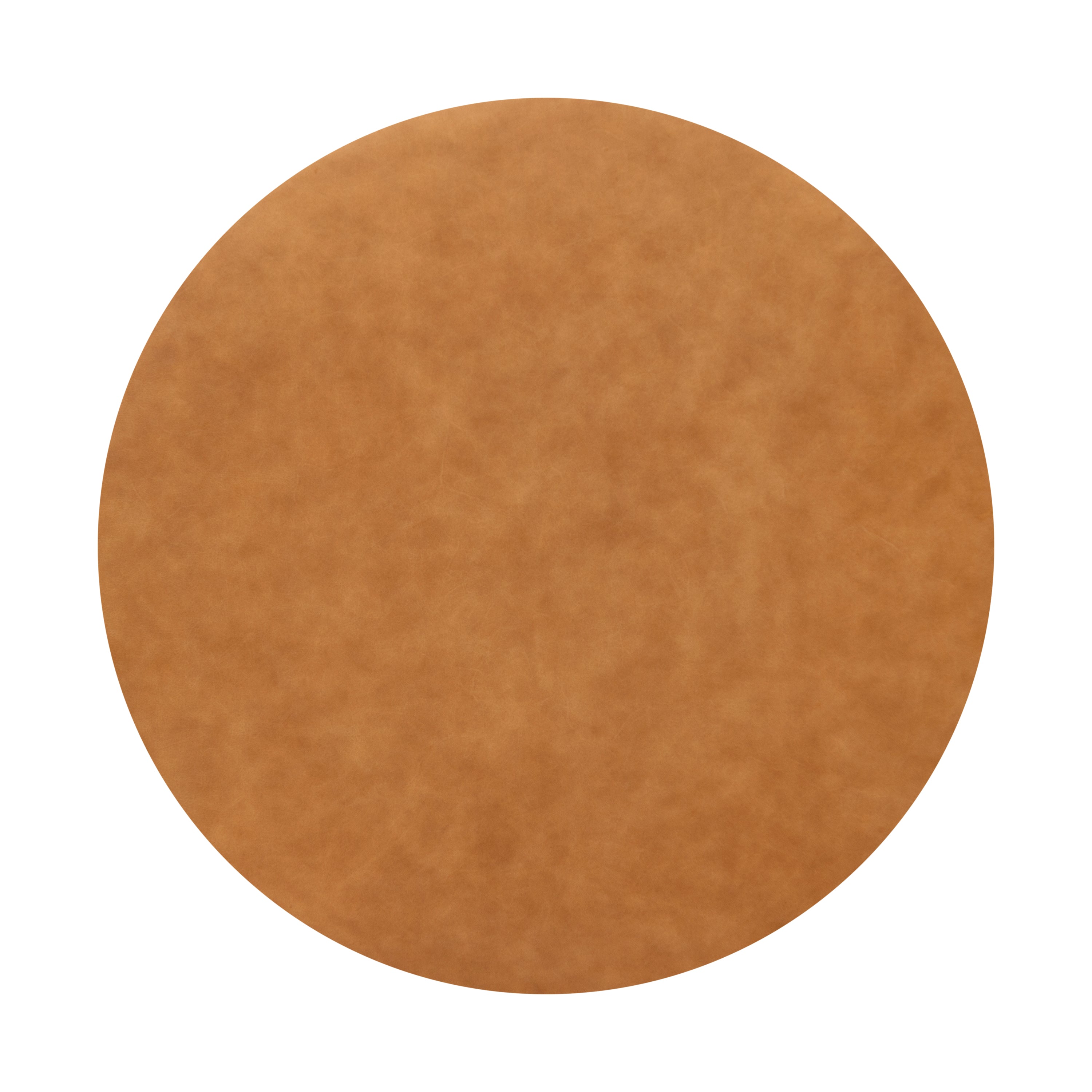 Pouffe de rangement en cuir | Tannage cognac