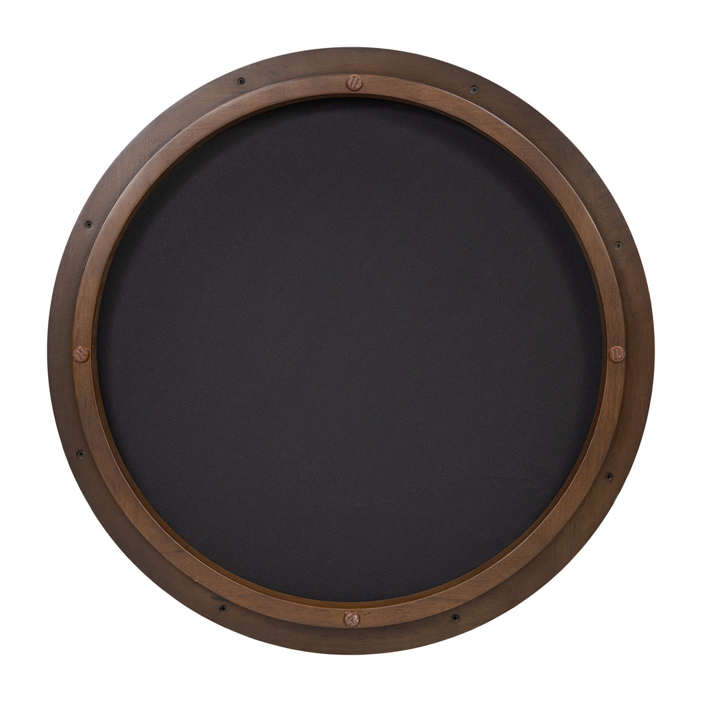 Pouf de rangement en cuir | Marron cacao