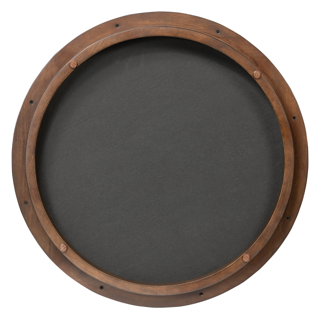 Pouf de rangement en cuir | Vert olive