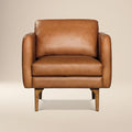 Fauteuil en cuir | Tan Sellier