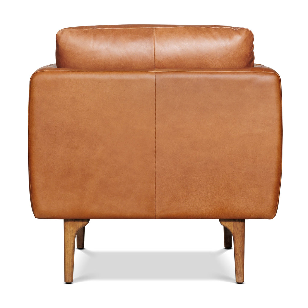 Fauteuil en cuir | Tan Sellier