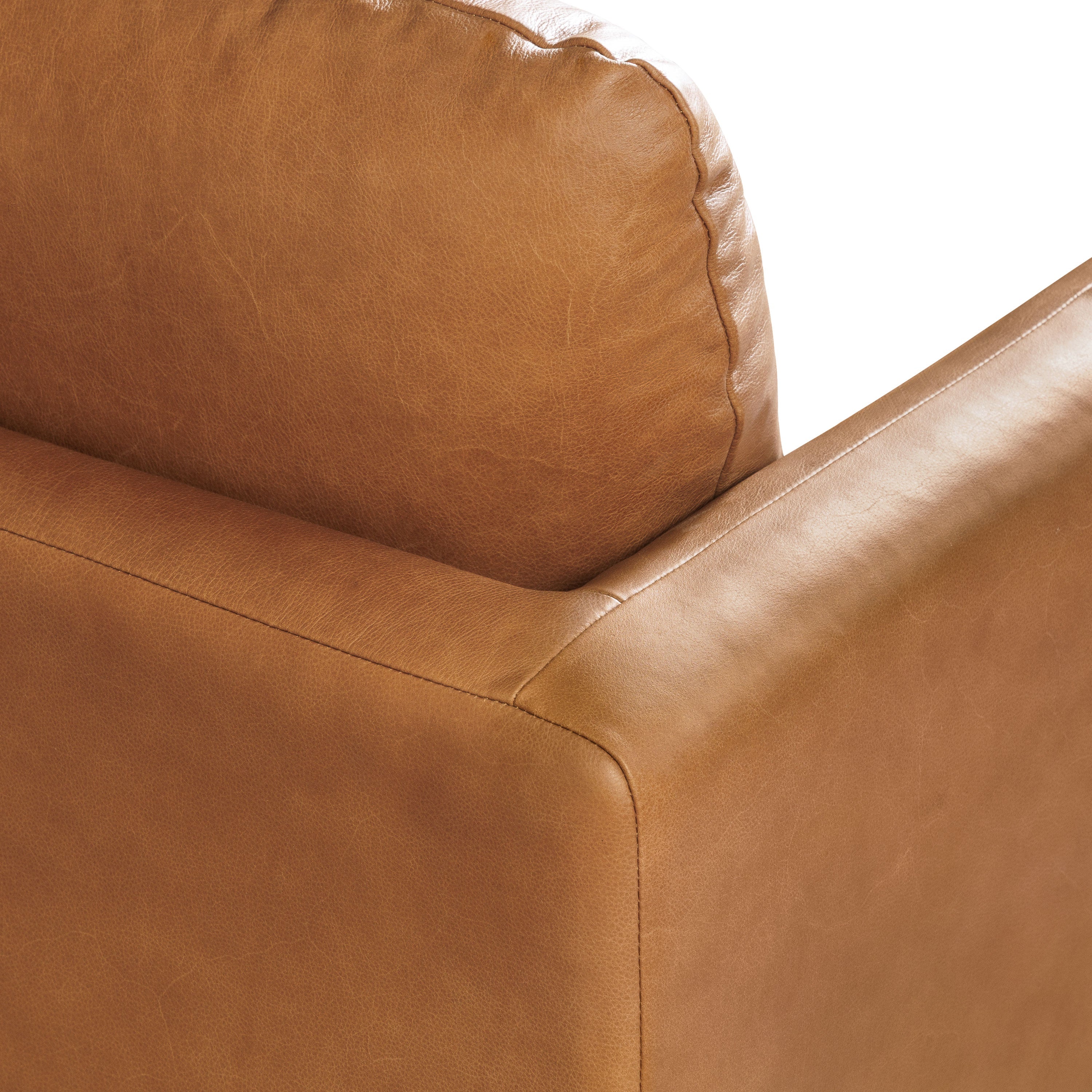 Fauteuil en cuir | Tan Sellier
