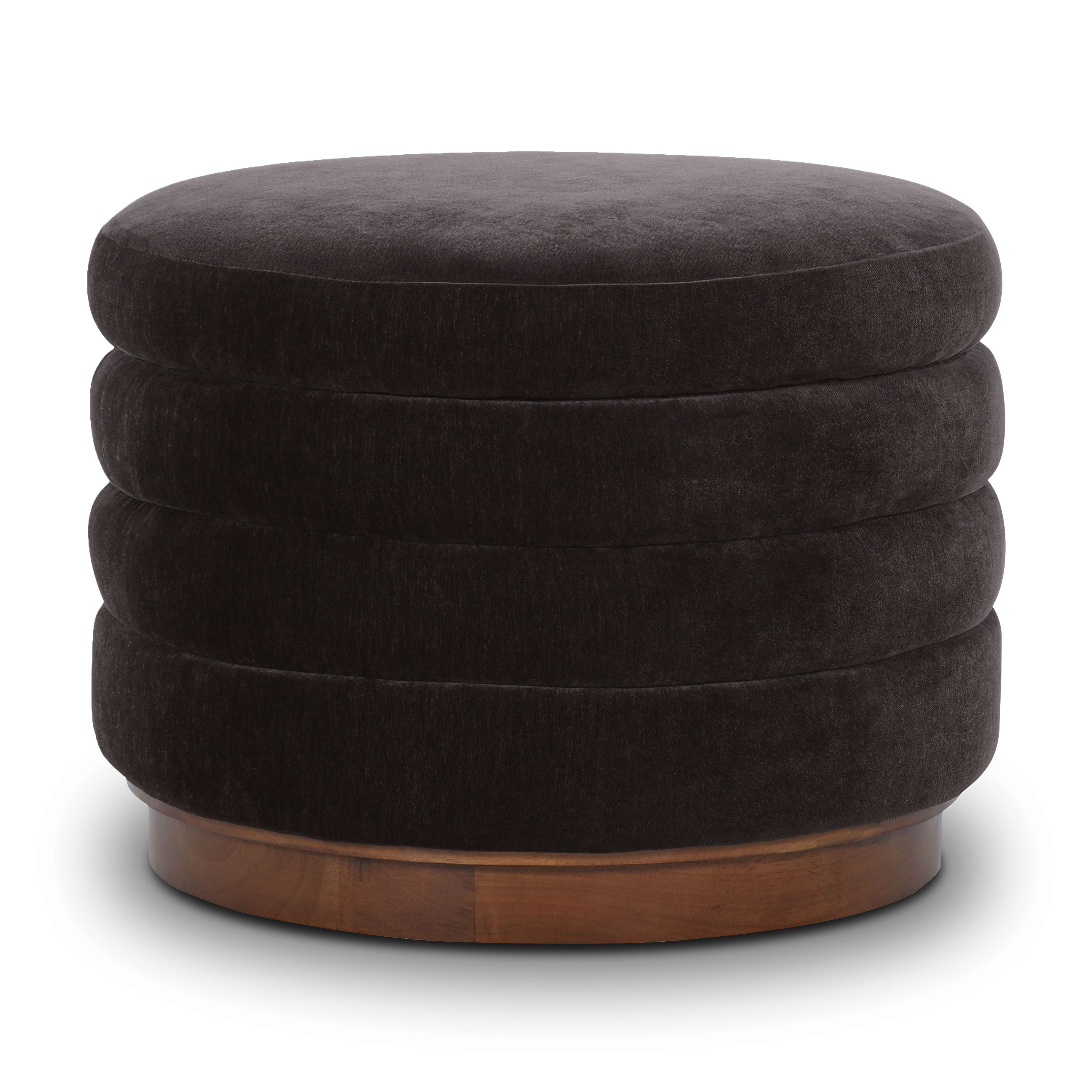 Pouf de rangement | Marron ganache