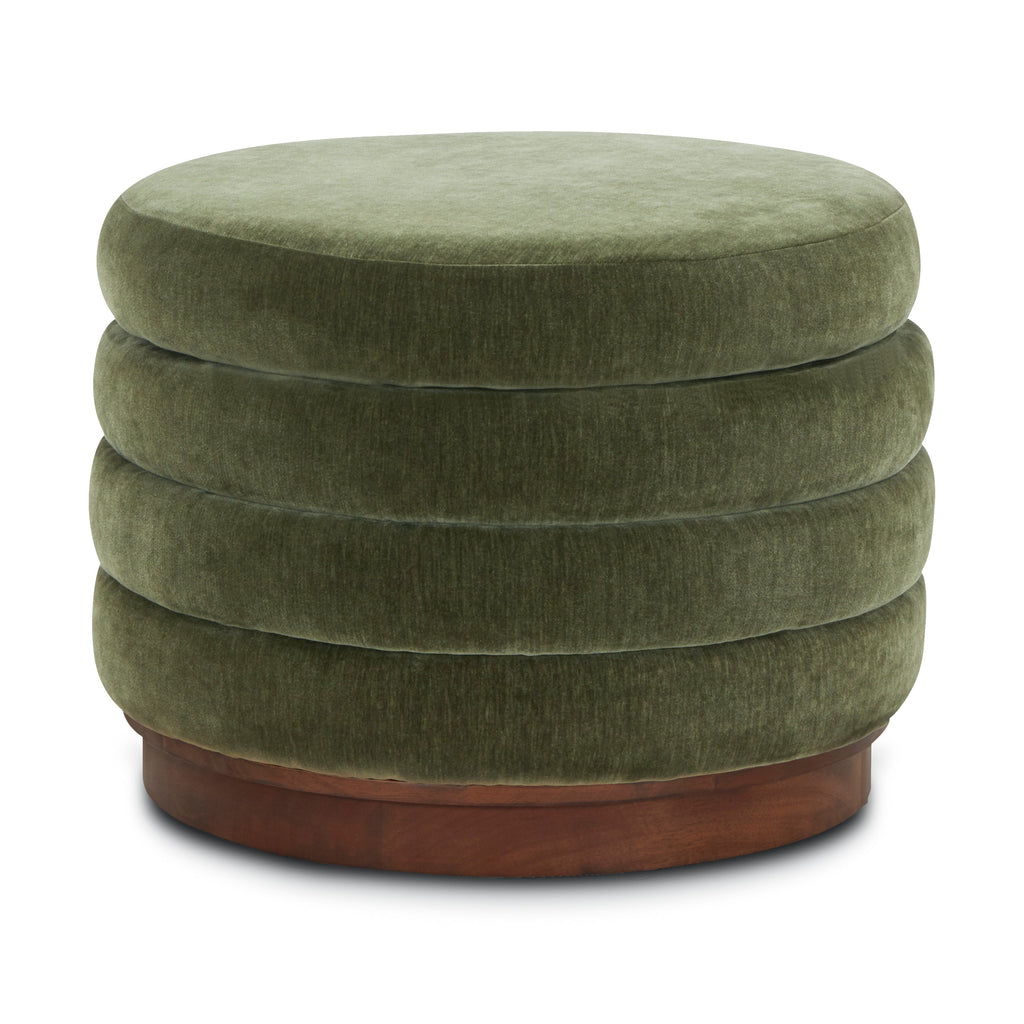 Pouffe de rangement | Vert Sagano