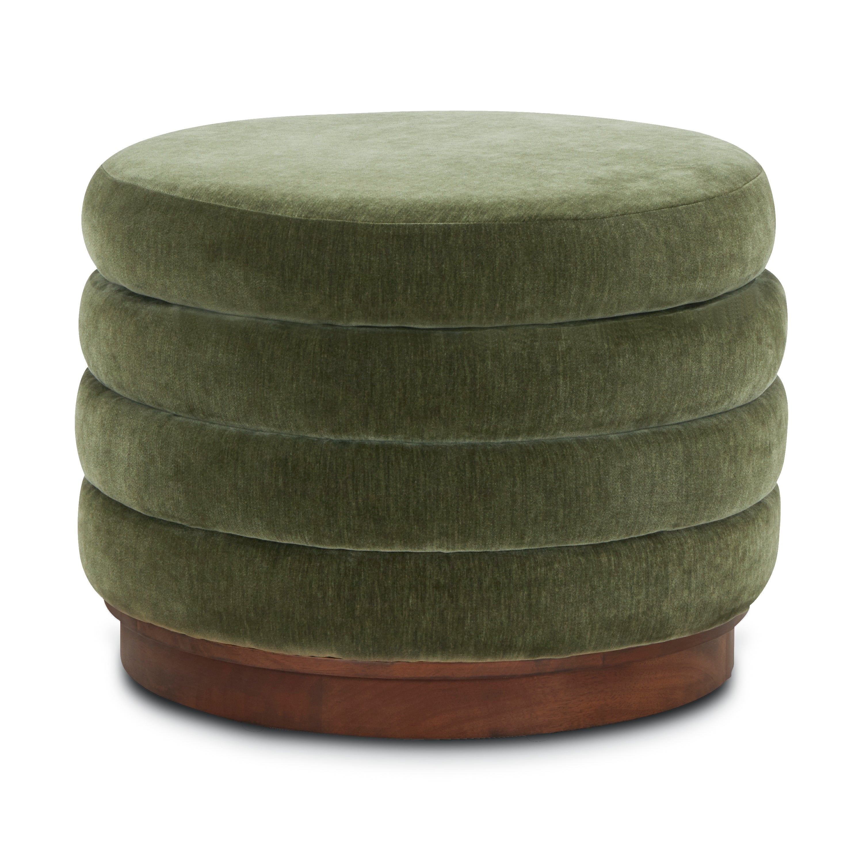 Pouffe de rangement | Vert Sagano
