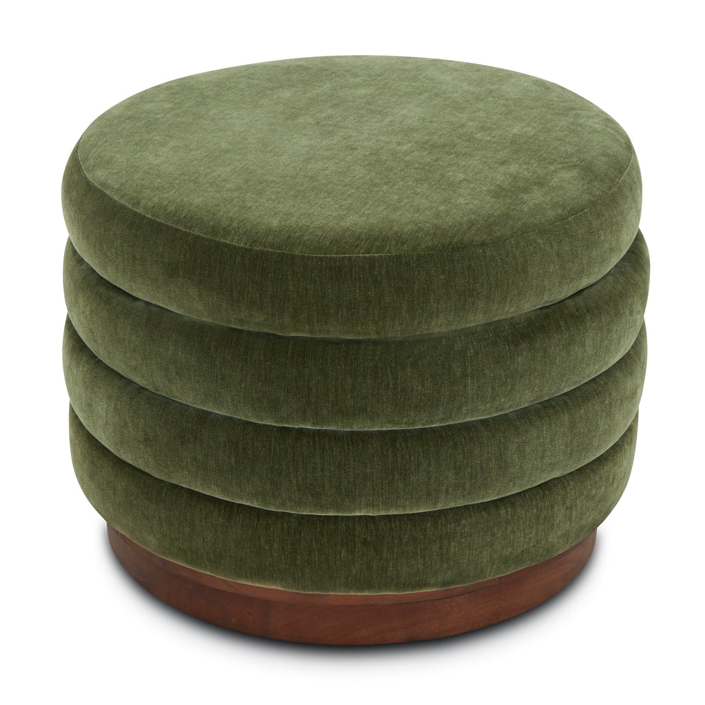 Pouffe de rangement | Vert Sagano