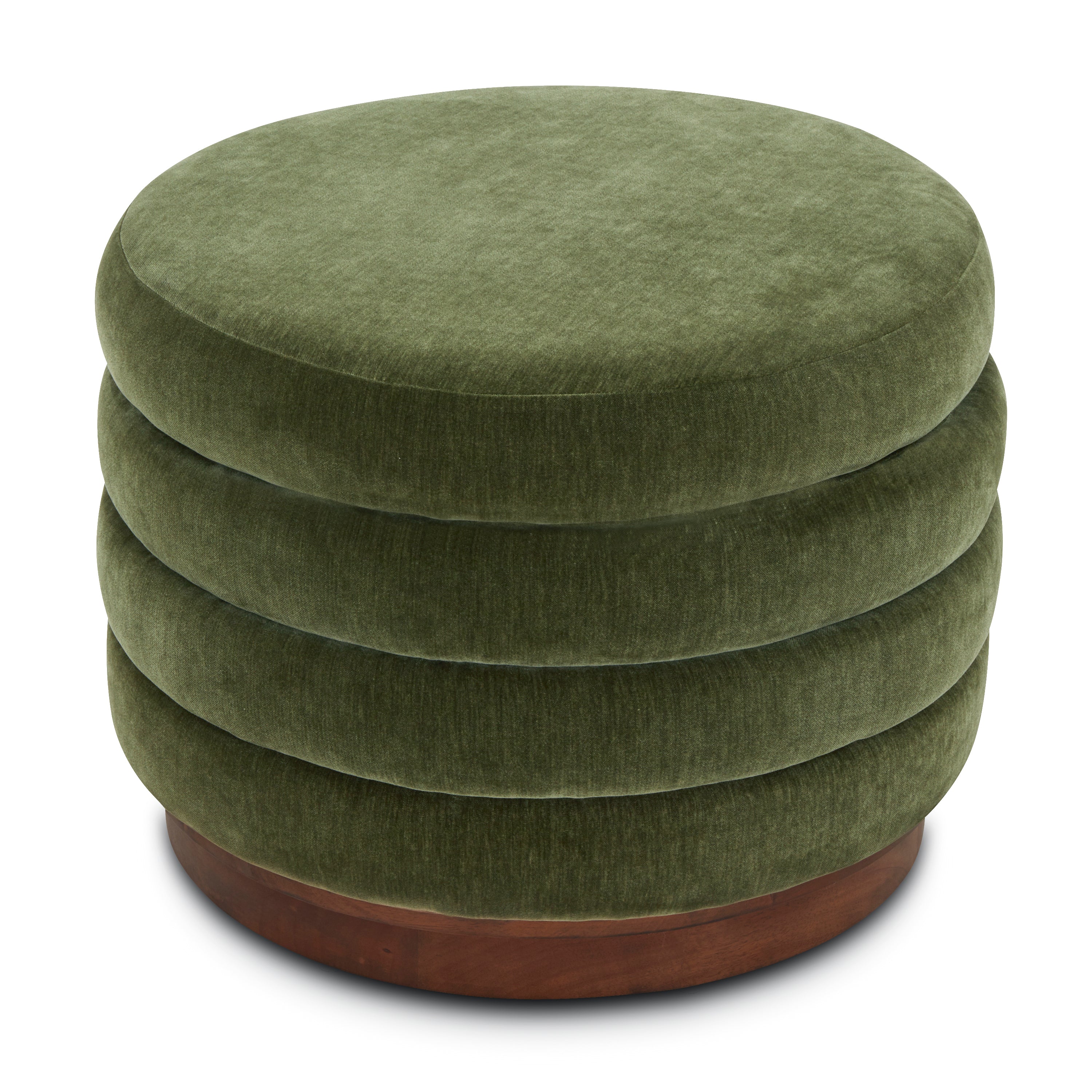 Pouffe de rangement | Vert Sagano