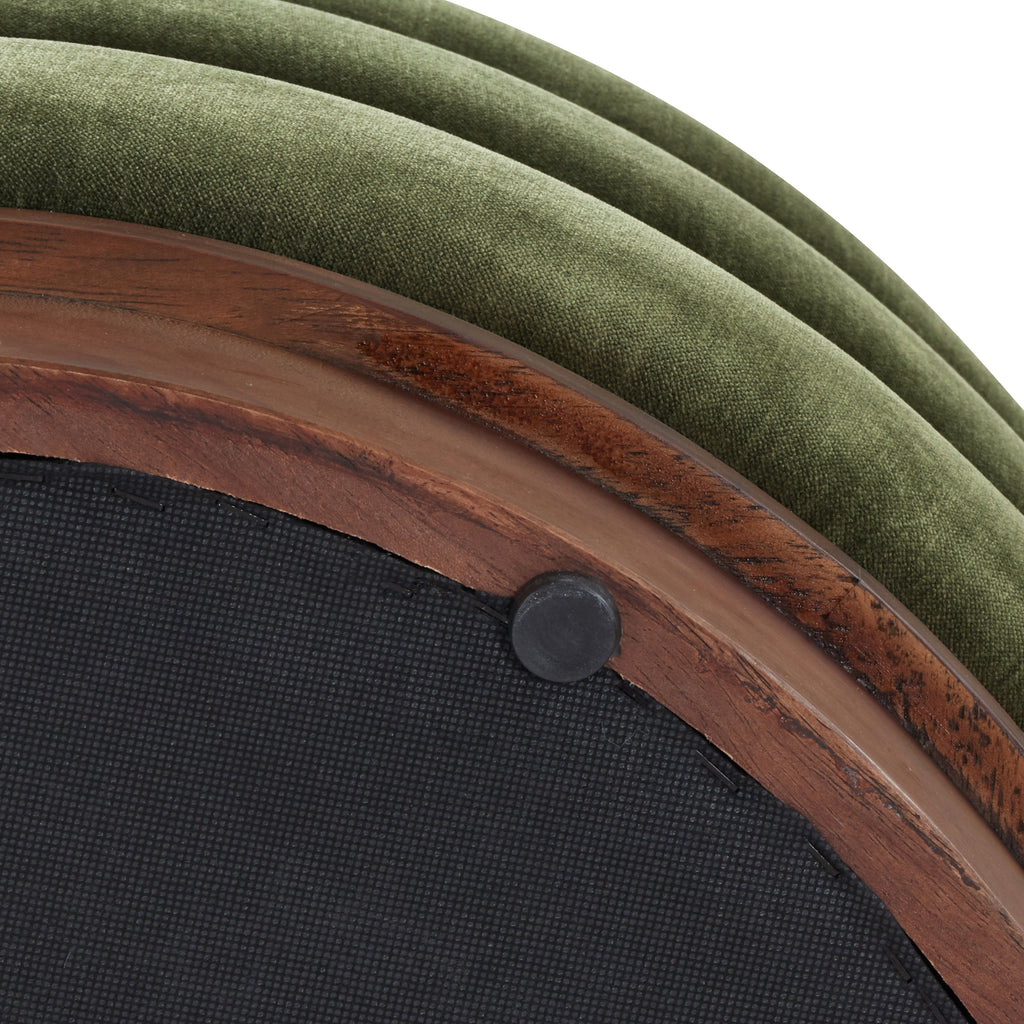 Pouffe de rangement | Vert Sagano
