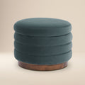 Ottoman de rangement | Sarcelle foncée