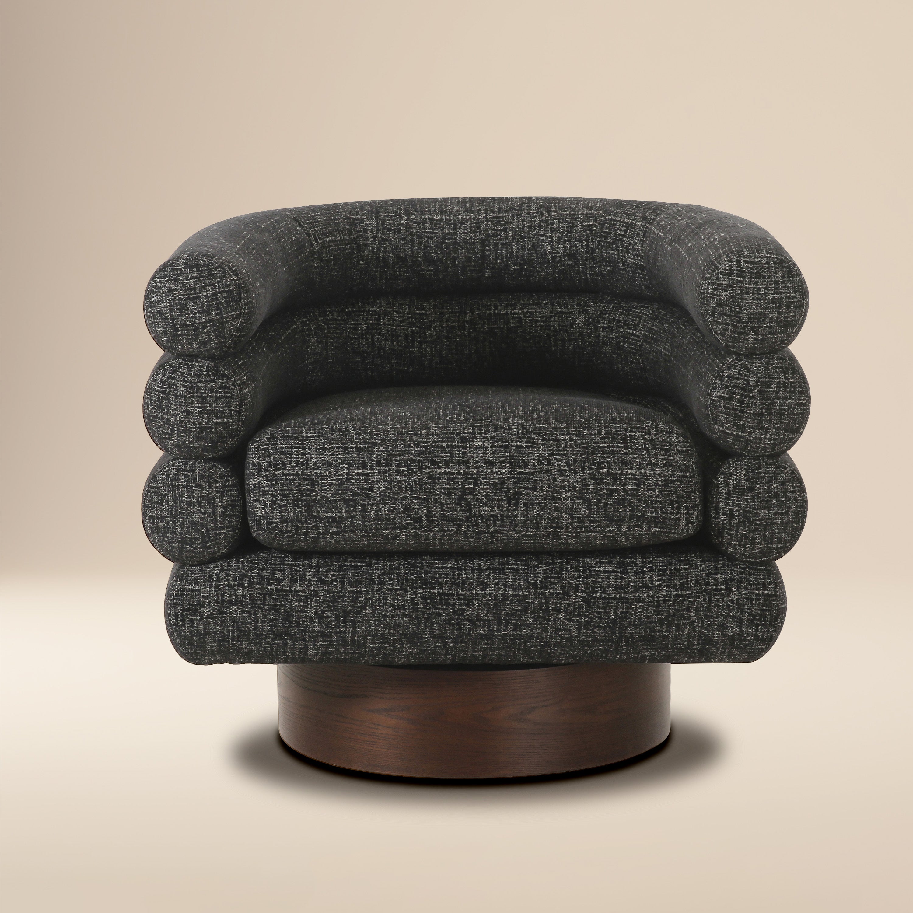 Fauteuil pivotant | Noir ébène