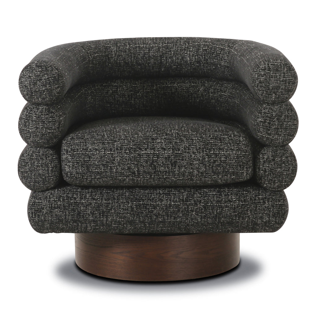 Fauteuil pivotant | Noir ébène