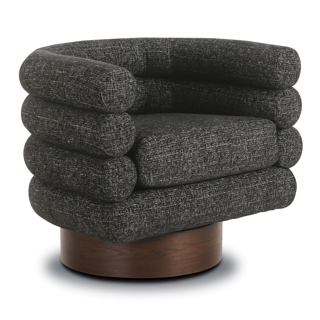 Fauteuil pivotant | Noir ébène