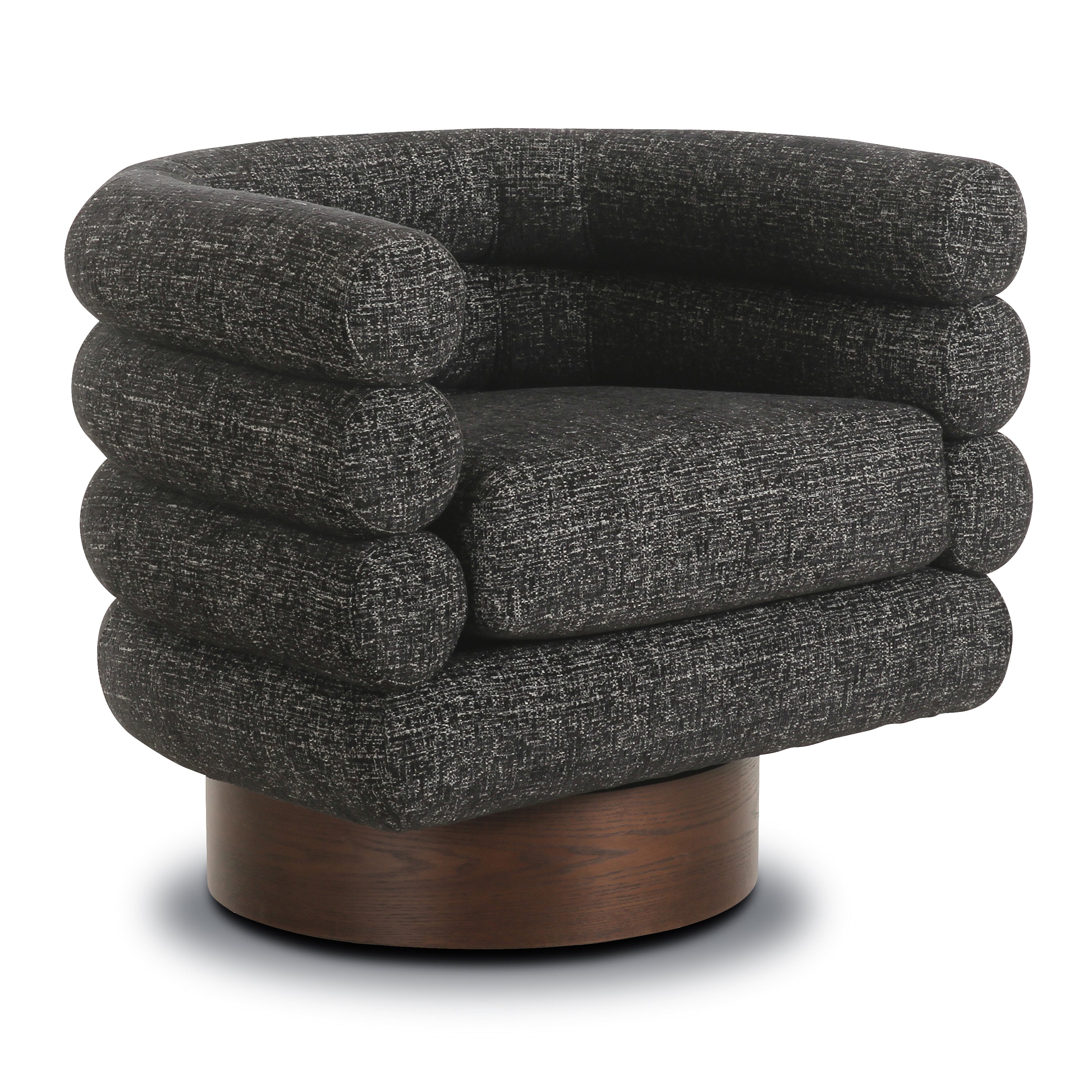 Fauteuil pivotant | Noir ébène