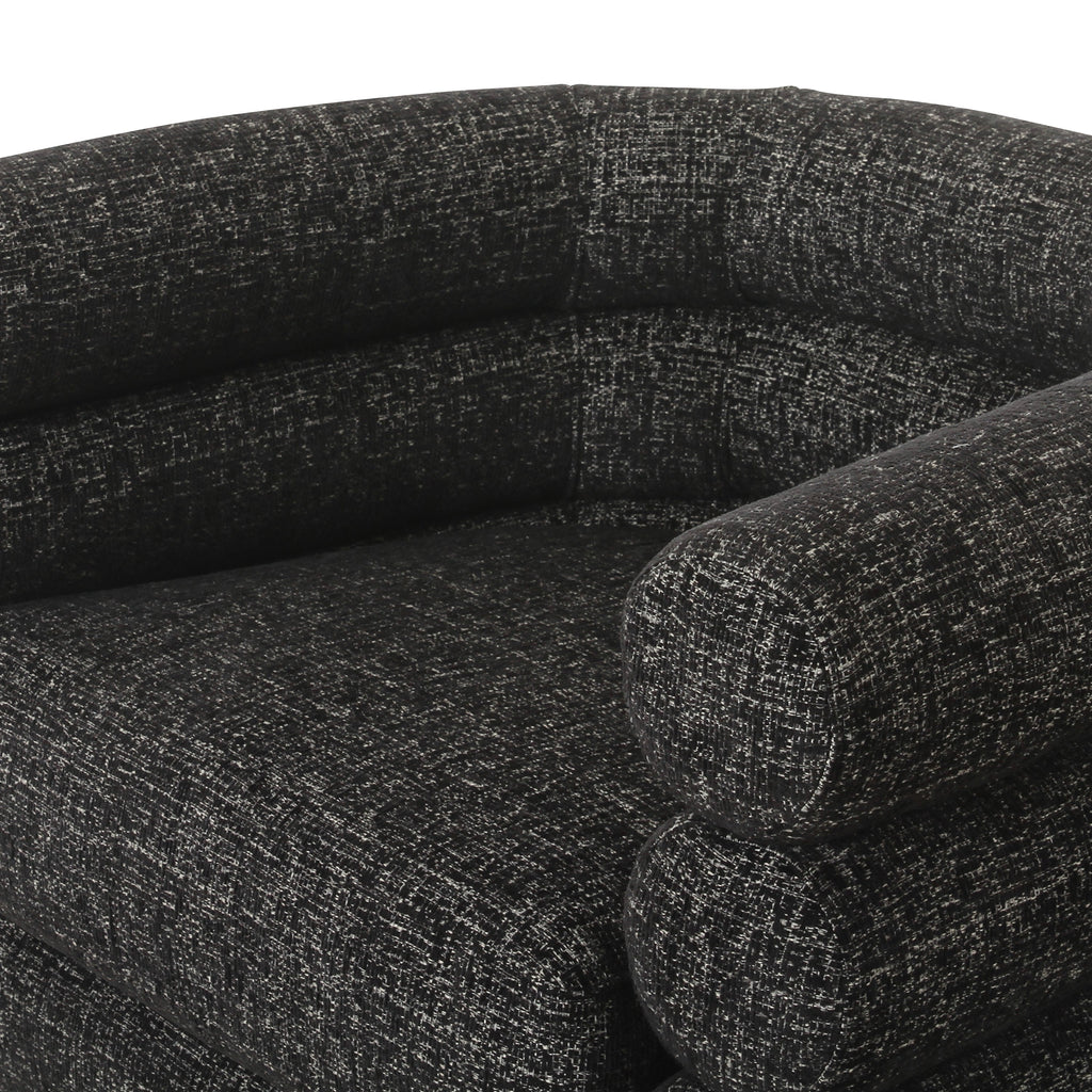Fauteuil pivotant | Noir ébène