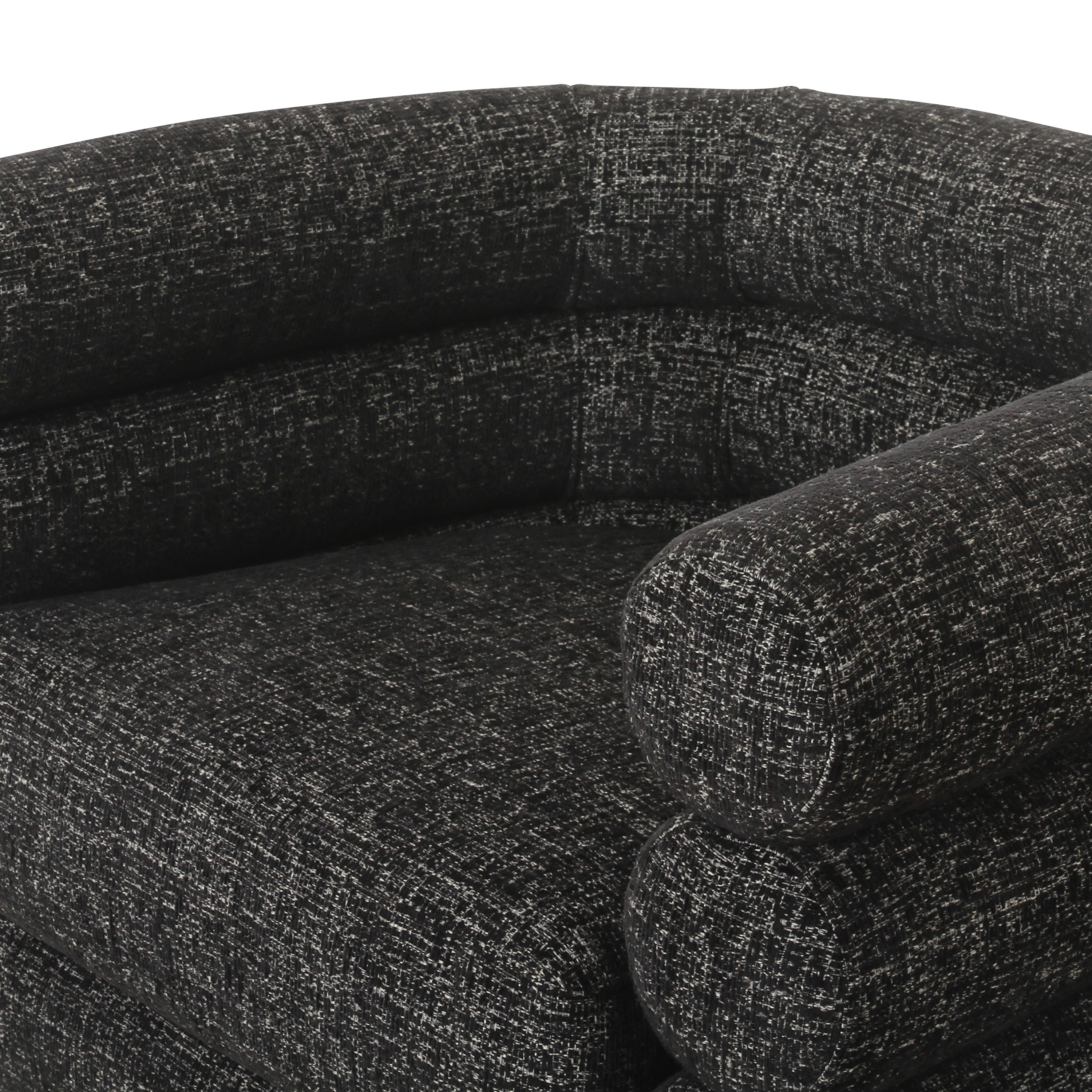 Fauteuil pivotant | Noir ébène
