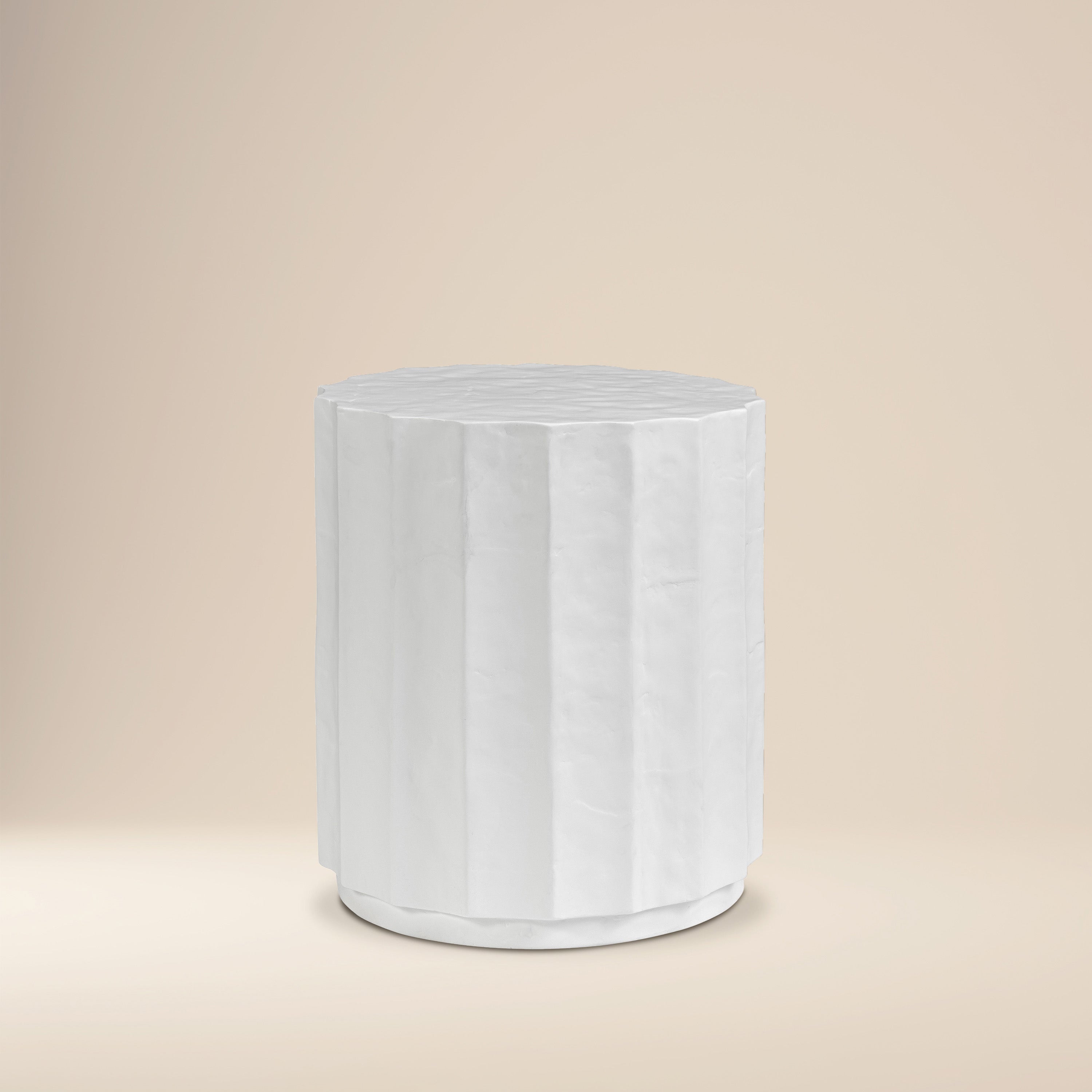 Table d'appoint | Béton ivoire