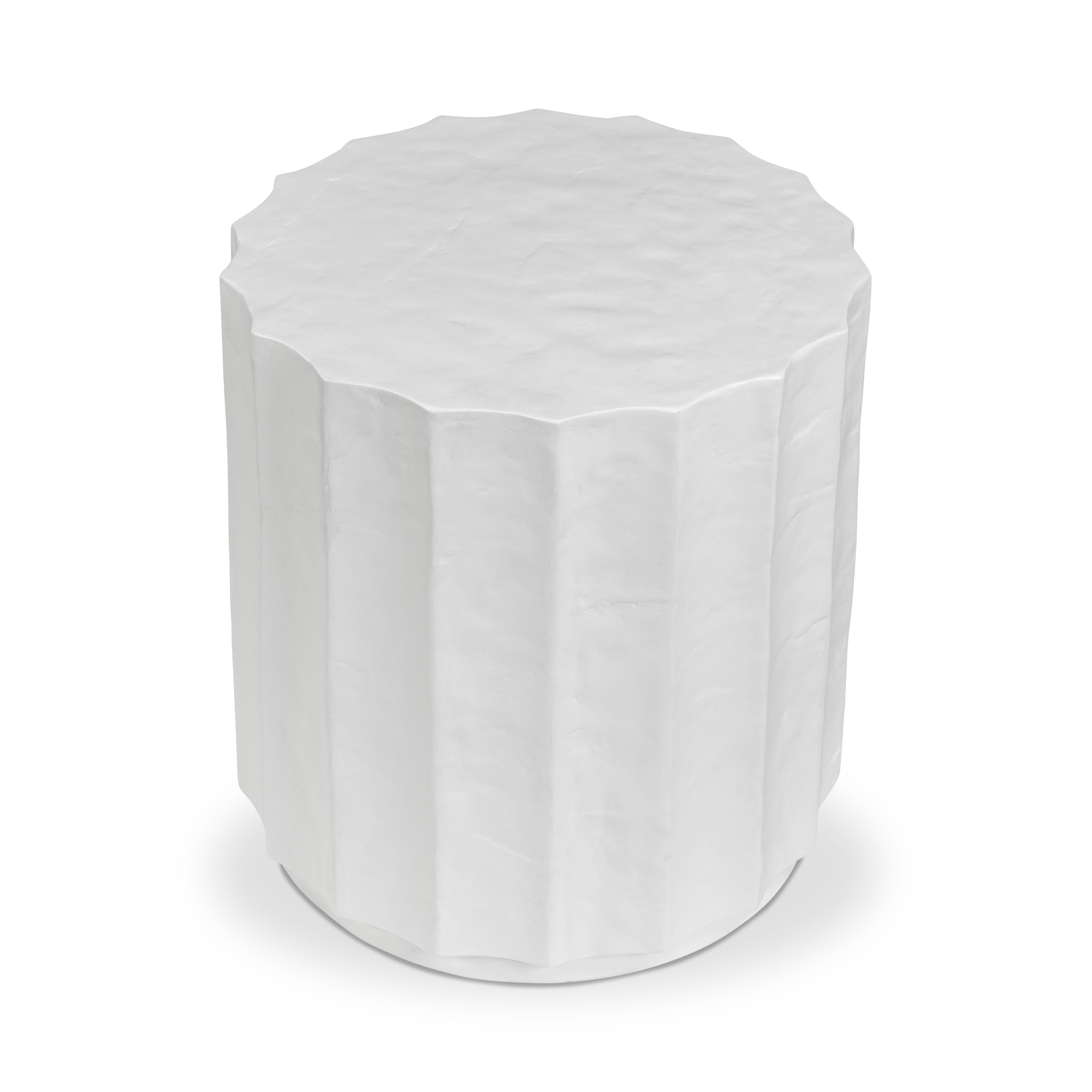Table d'appoint | Béton ivoire