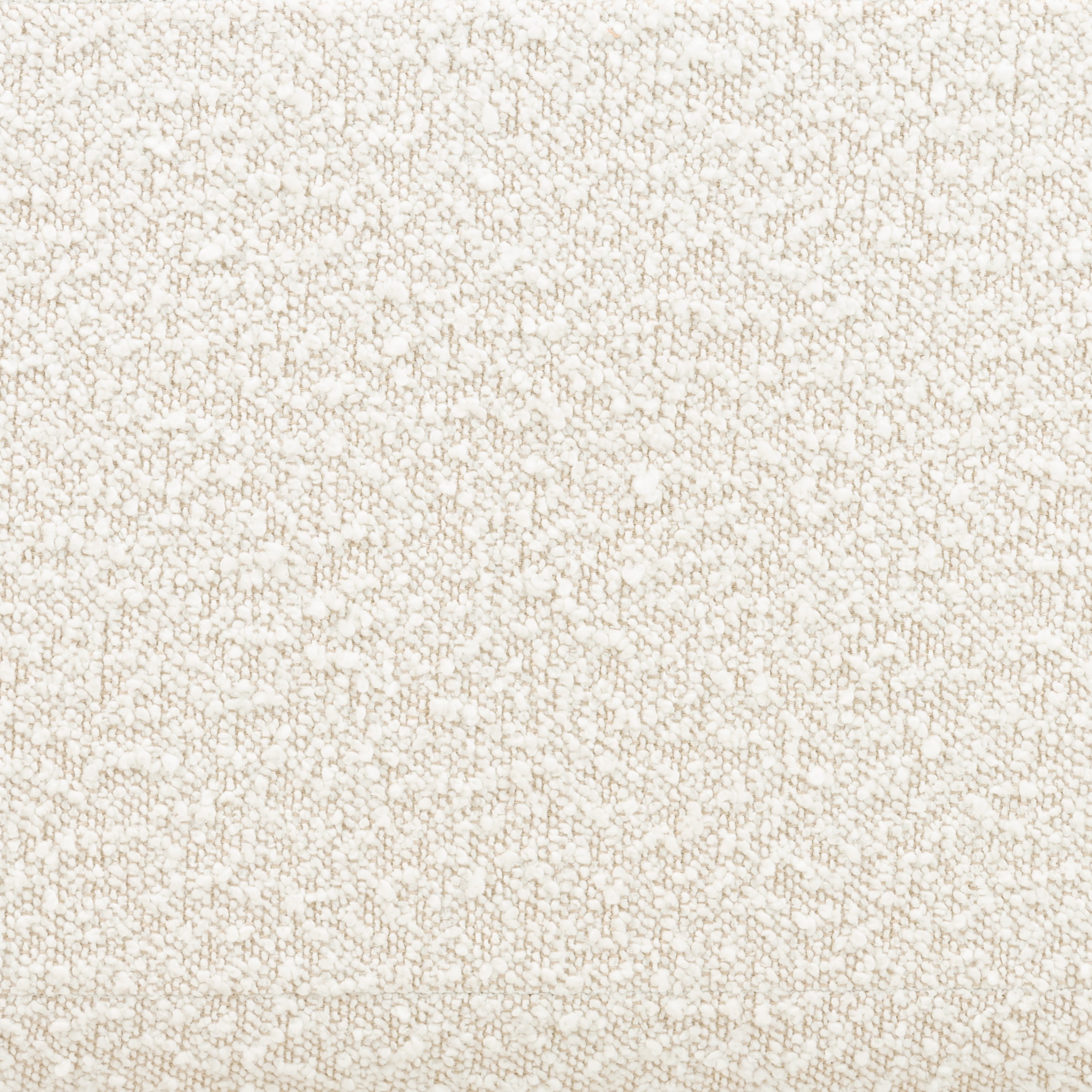 Pouf | Bouclette Blanche Moussée